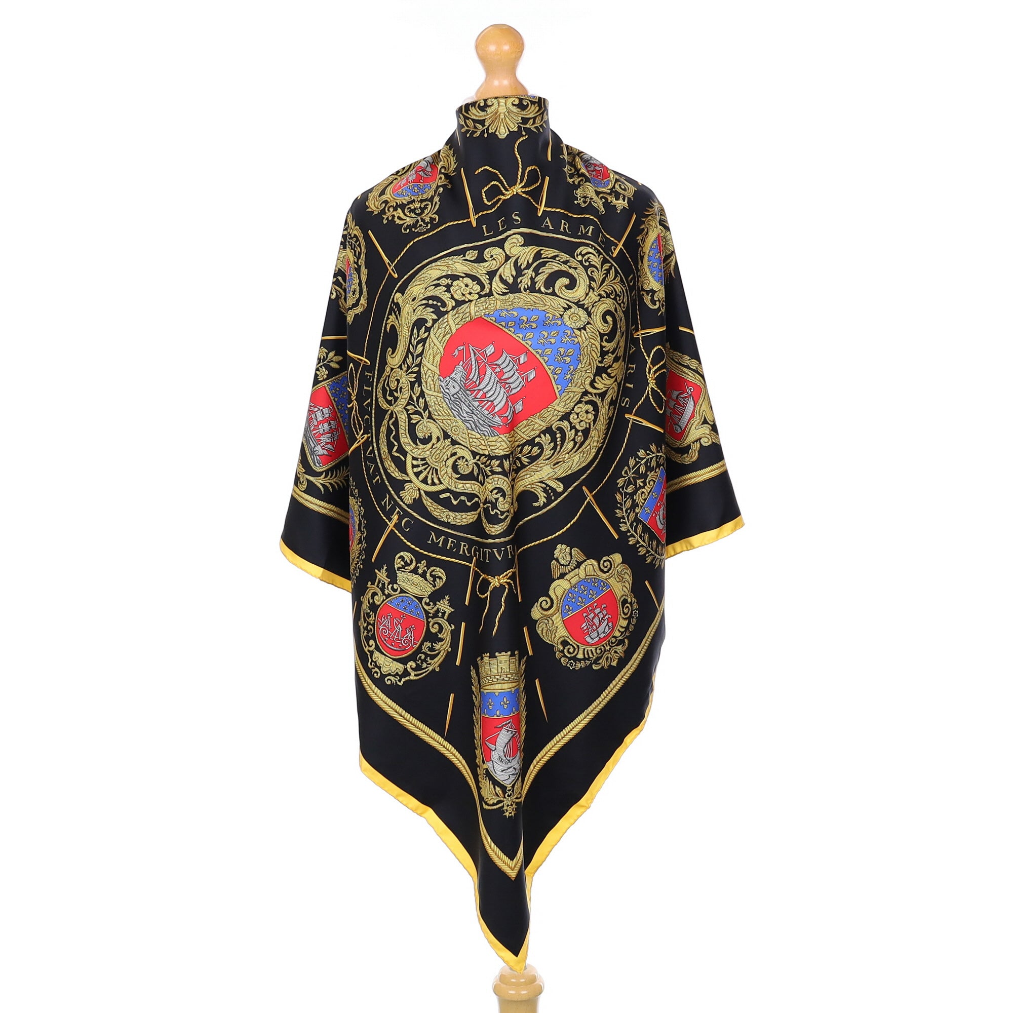 Hermès Les Arms de Paris Silk Scarf