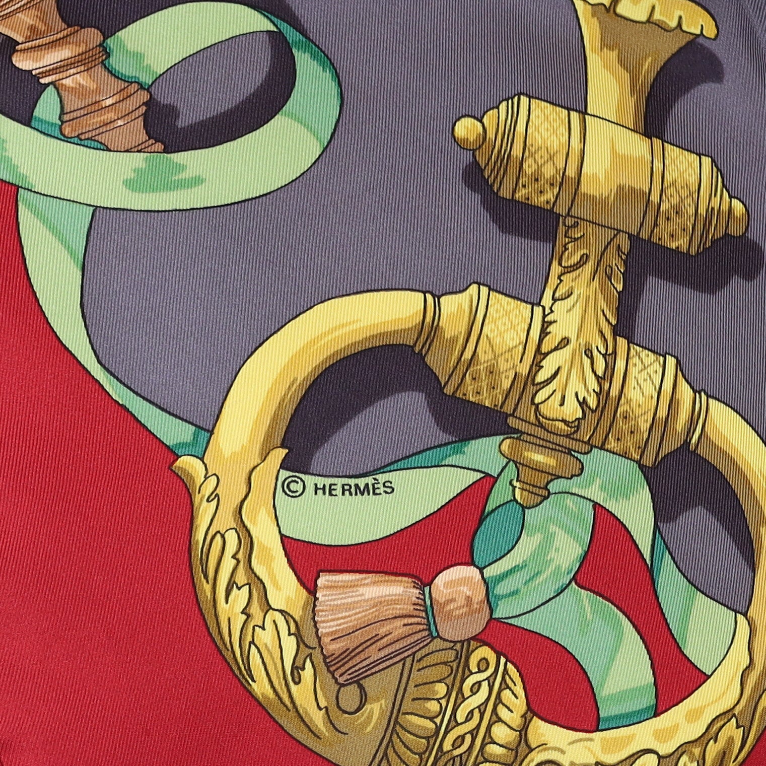 Hermès Ferronnerie Silk Scarf