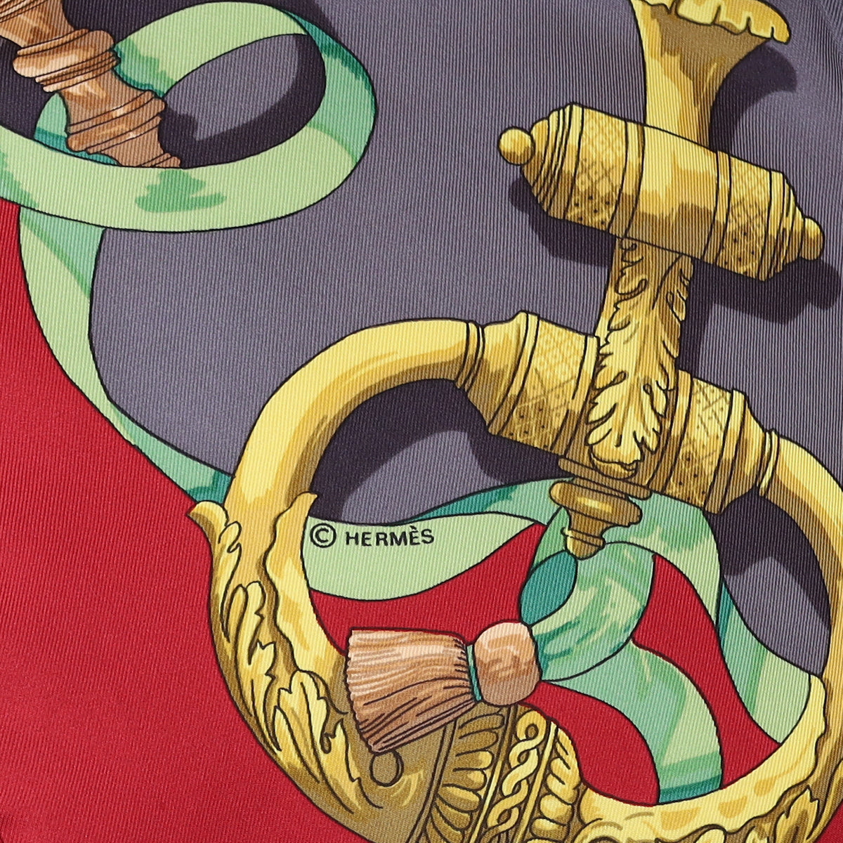 Hermès Ferronnerie Silk Scarf