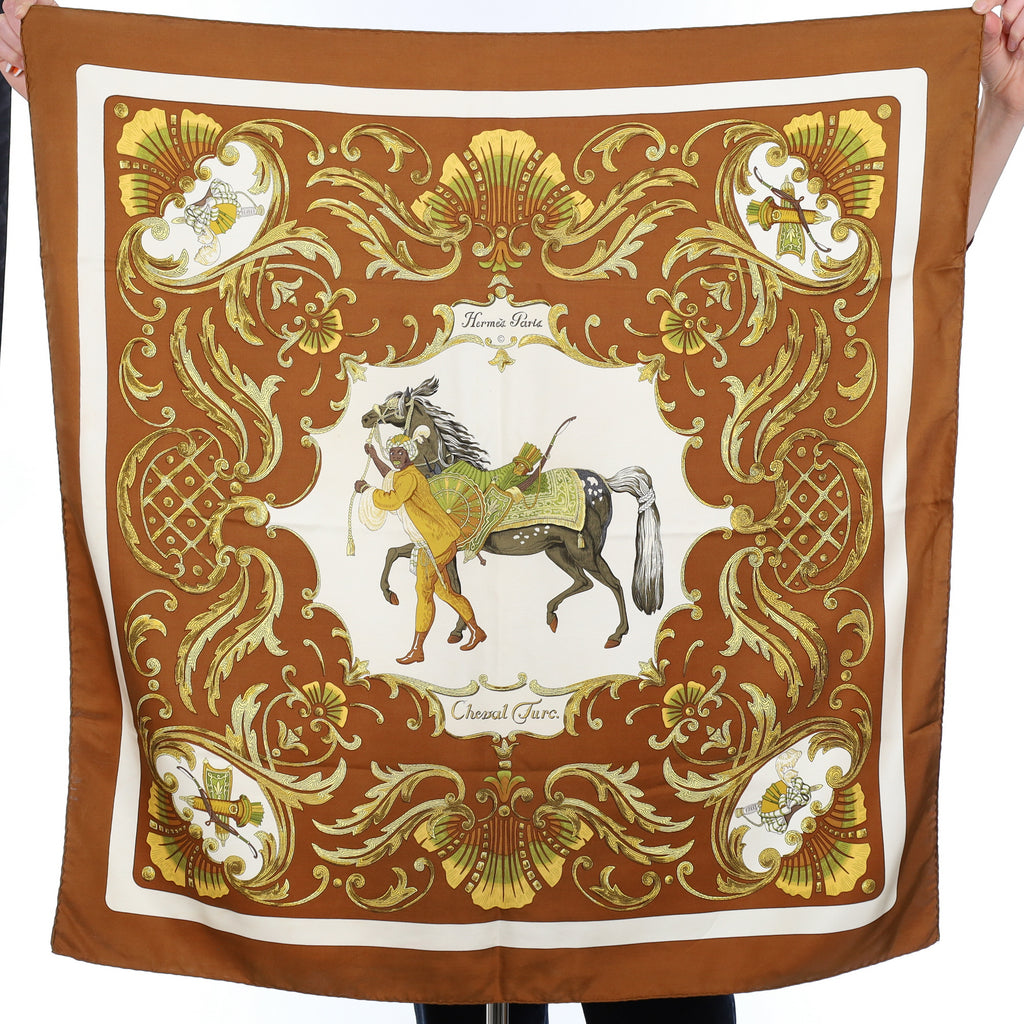 Hermès Cheval Turc Silk Scarf