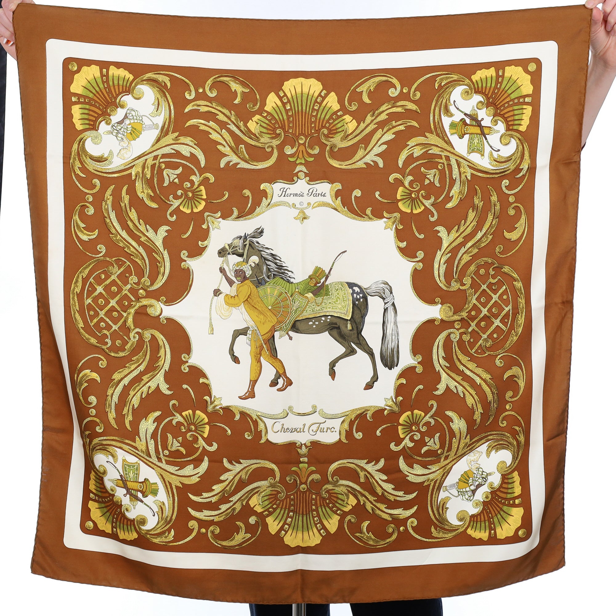 Hermès Cheval Turc Silk Scarf