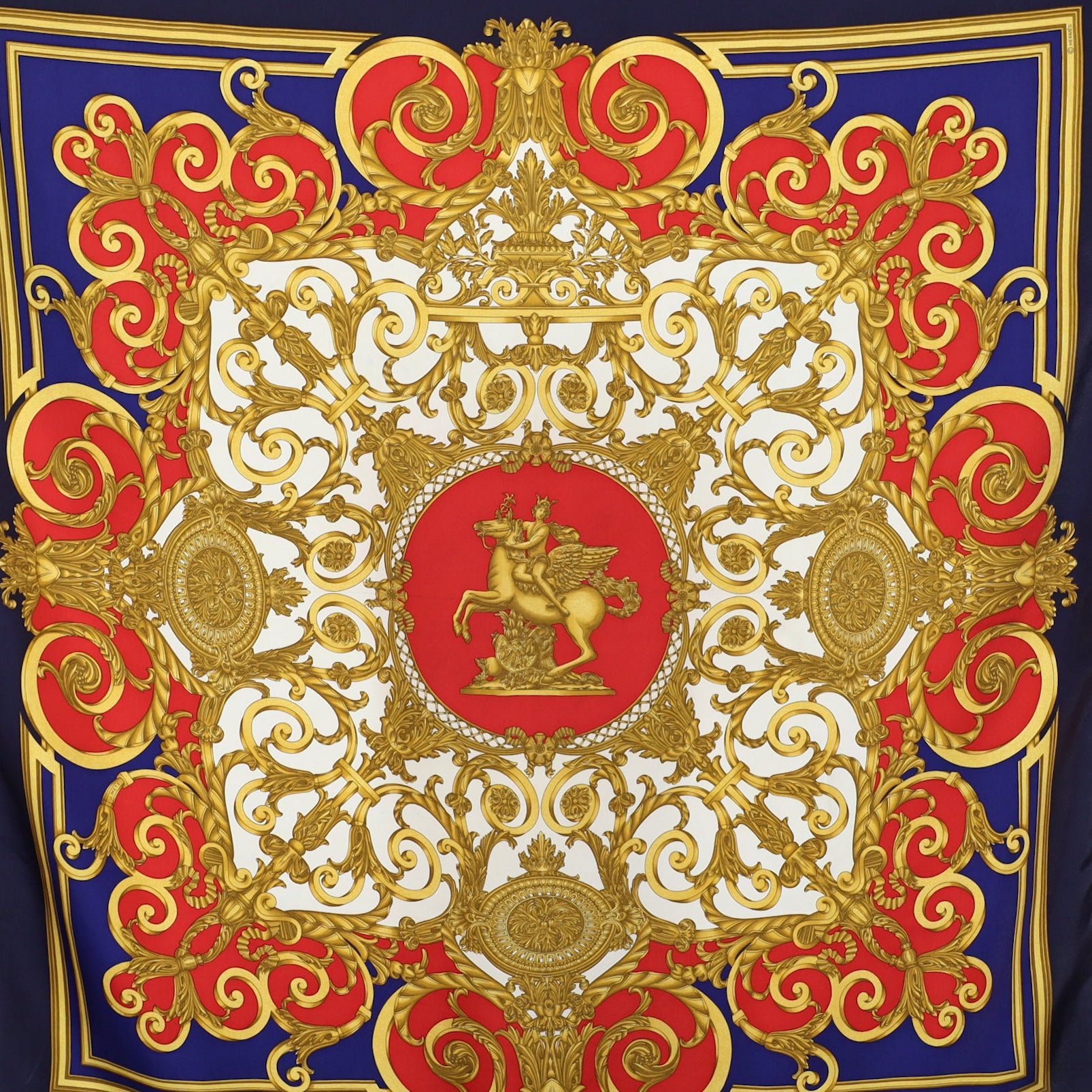 Hermès Les Tuileries Silk Scarf
