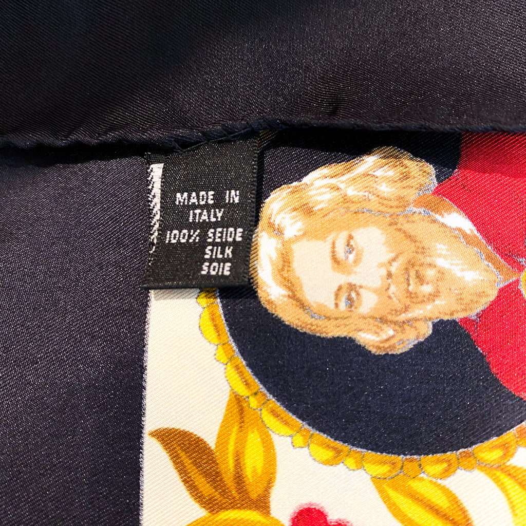 Historical Characters Pringle Vintage Silk Scarf
