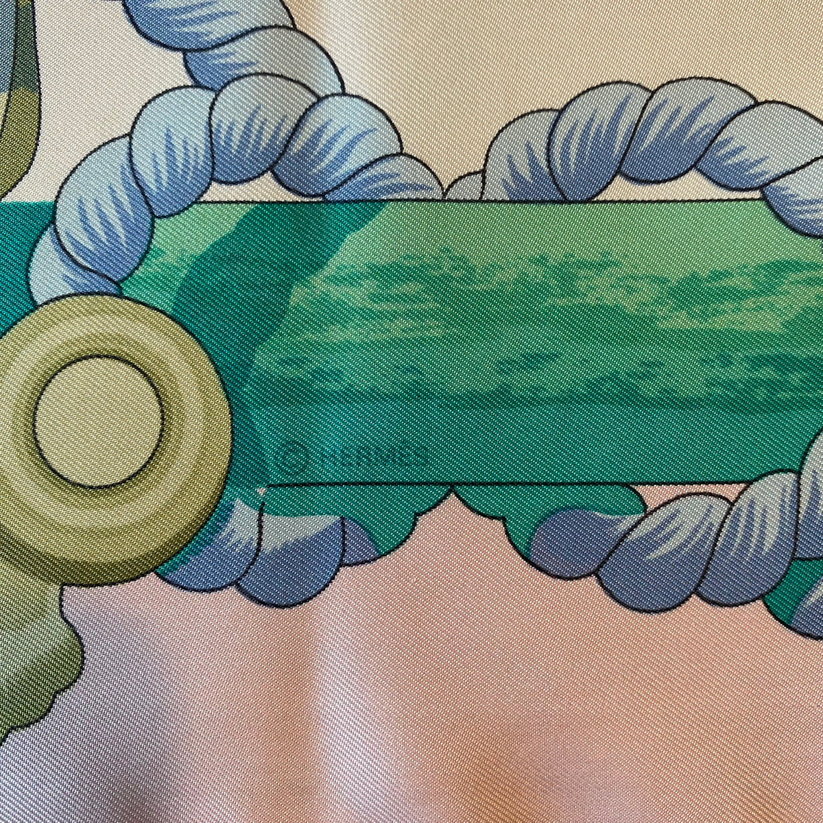 Hermès Tribord Silk Scarf Quite Rare