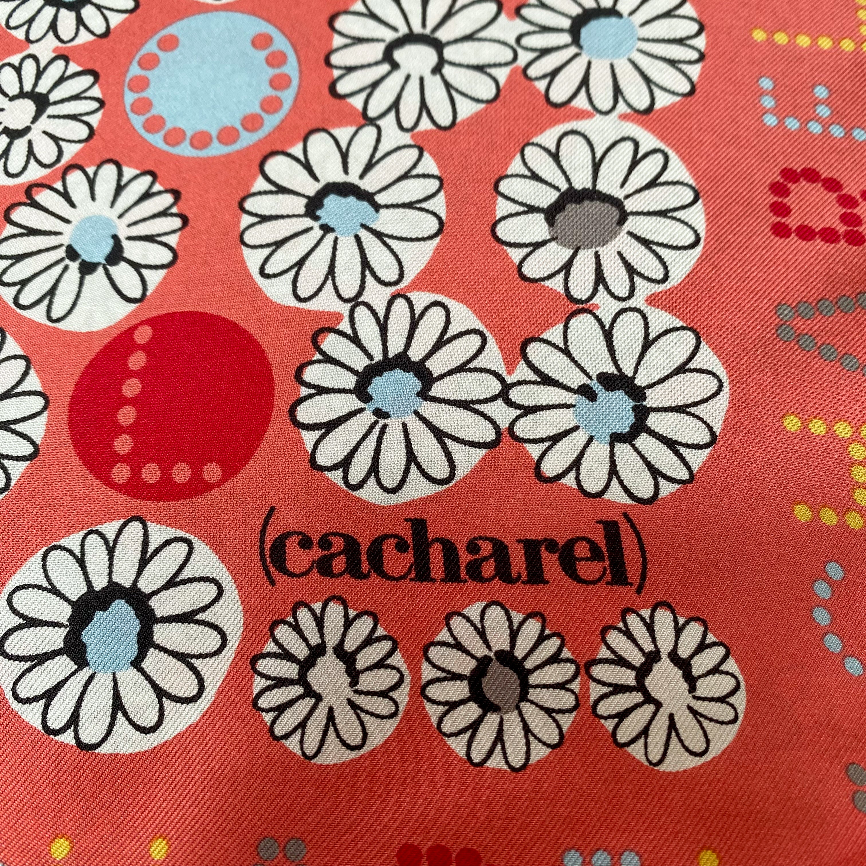 Cacharel Floral Silk Scarf