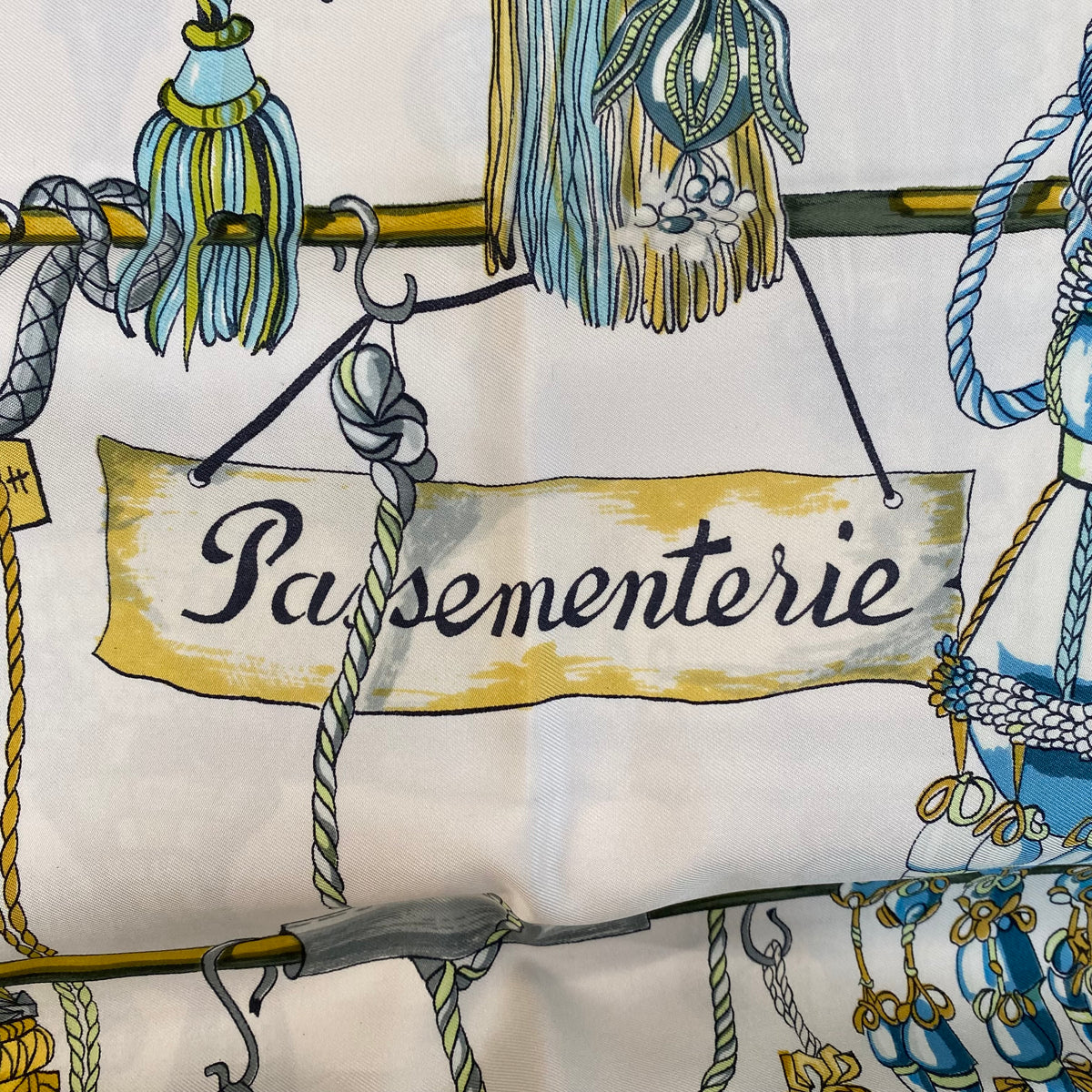 Hermès Passementerie Vintage Silk Scarf
