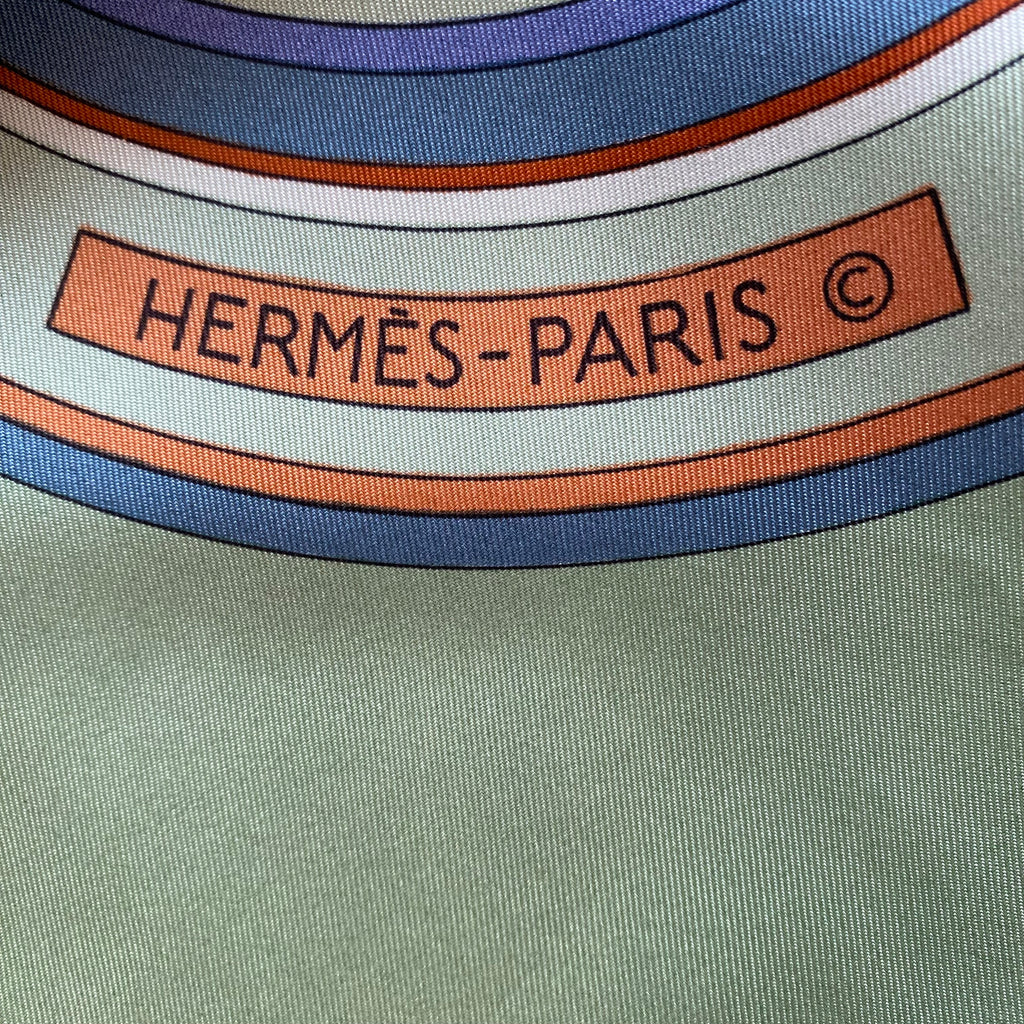 Hermès Washington’s Carriage Silk Scarf