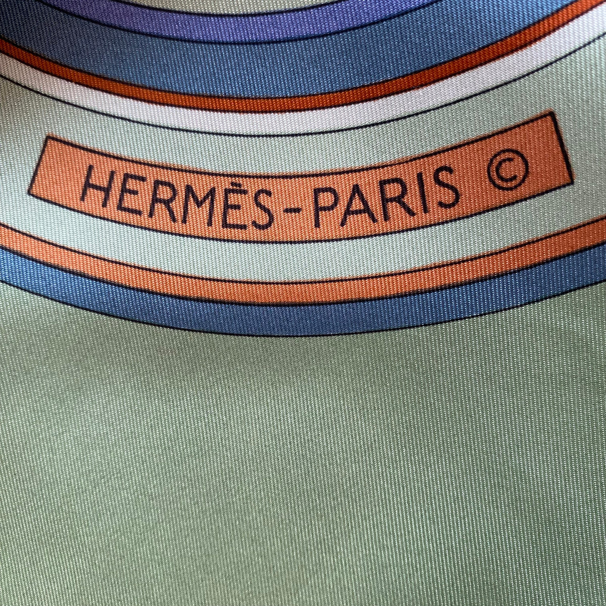 Hermès Washington’s Carriage Silk Scarf