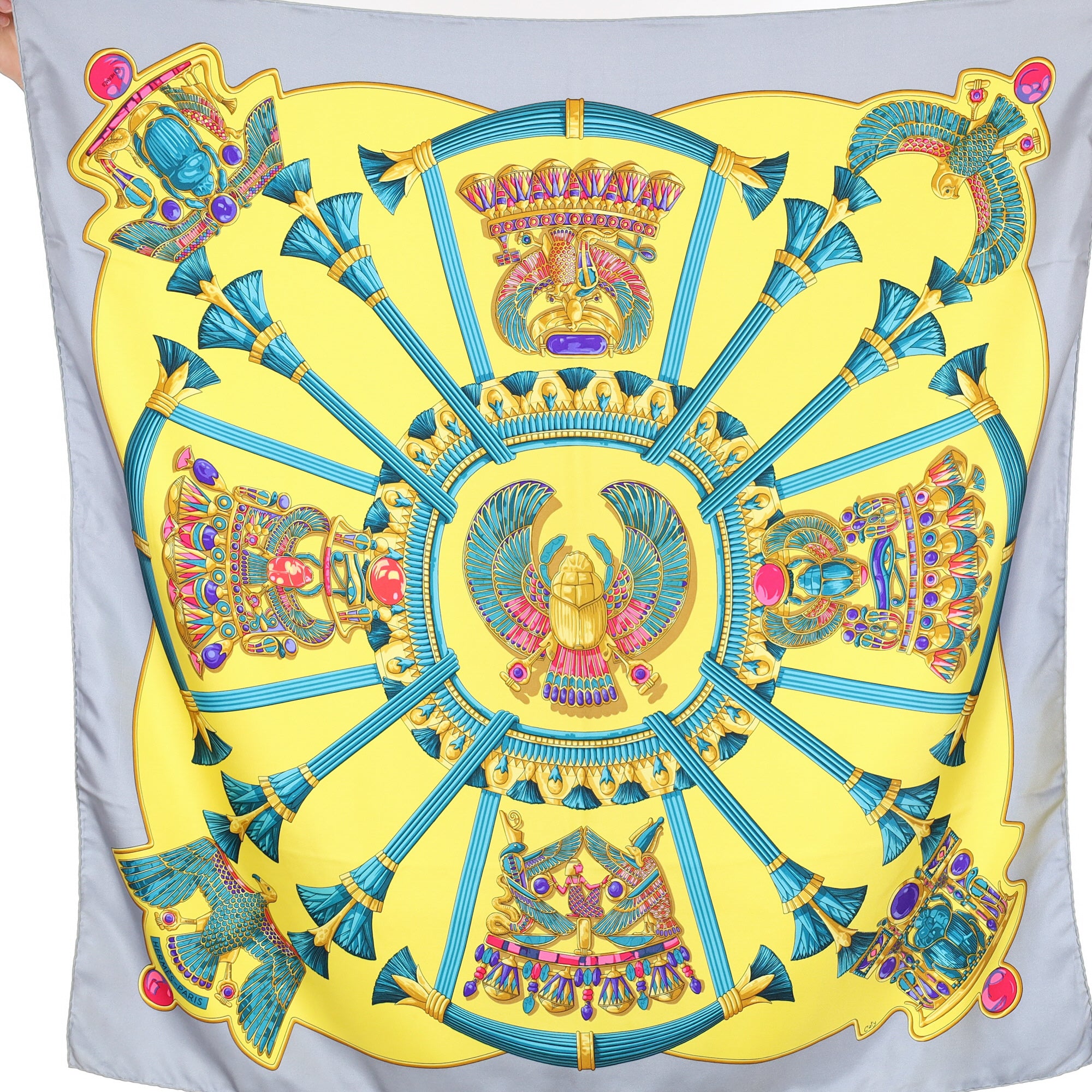 Hermès Égypte Silk Scarf