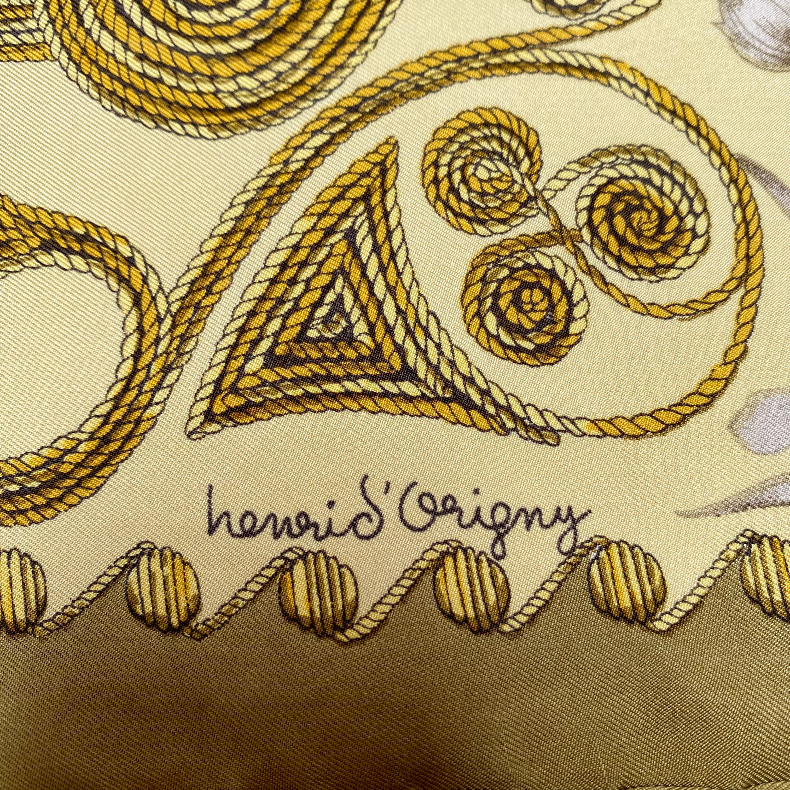 Hermès Arabesques 1963 Vintage Silk Scarf