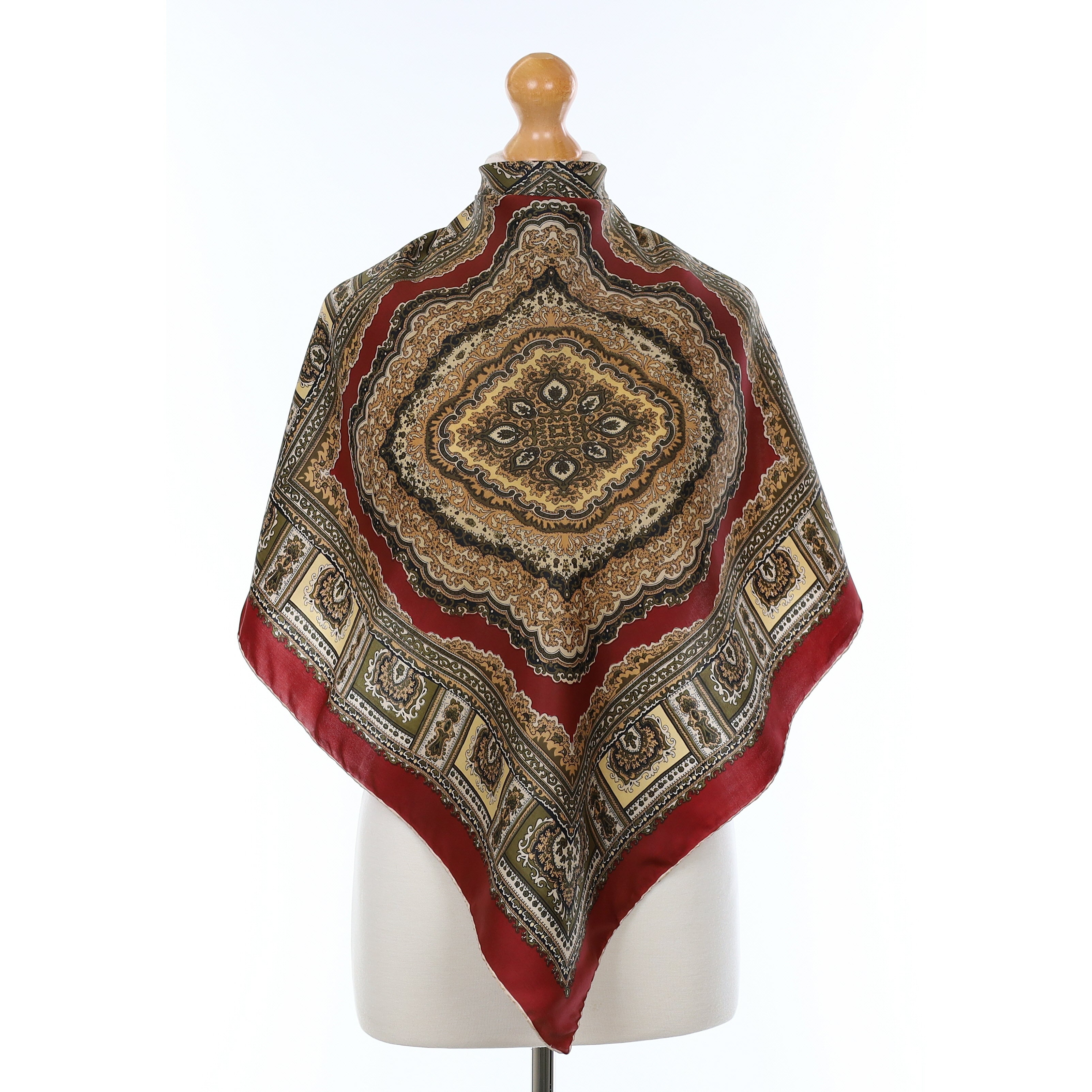 Paisley Design Silk Scarf