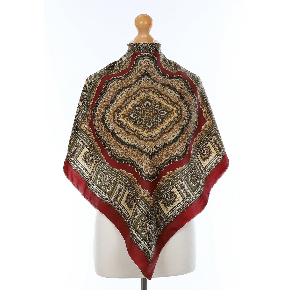 Paisley Design Silk Scarf