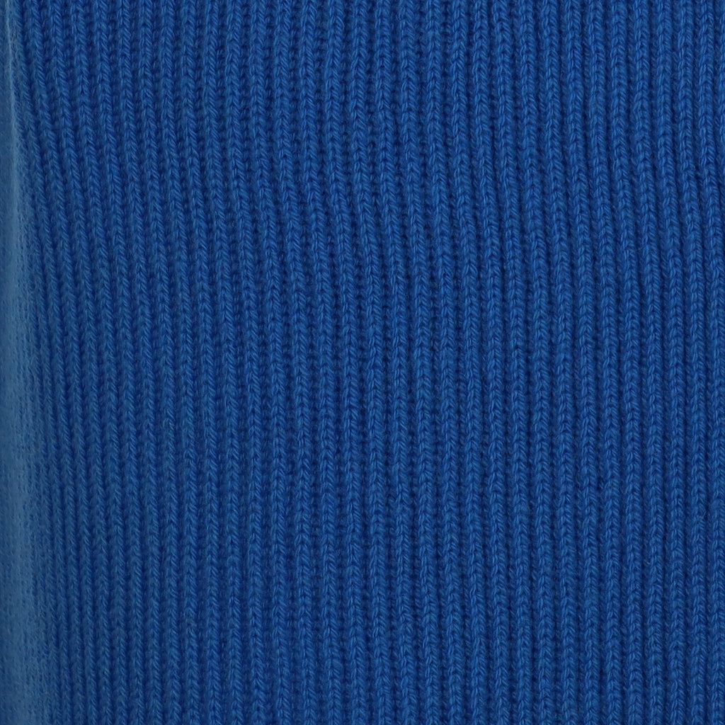 Brand New Scottish Admiral Blue Rib Cashmere Scarf