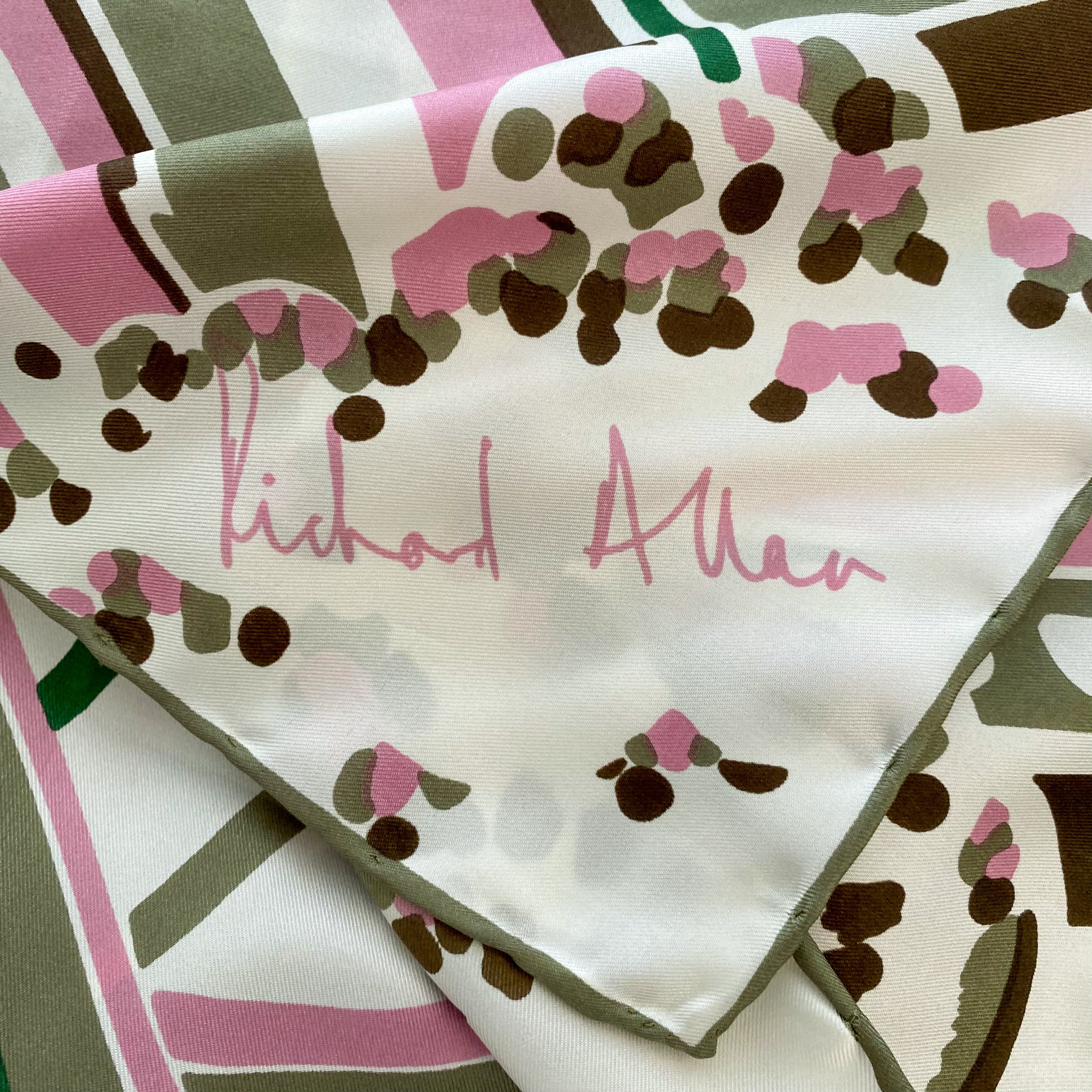 1970’s Richard Allan Silk Scarf