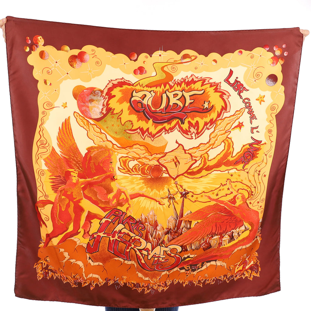 Hermès Aube Libre Comme L’Ange Silk Scarf
