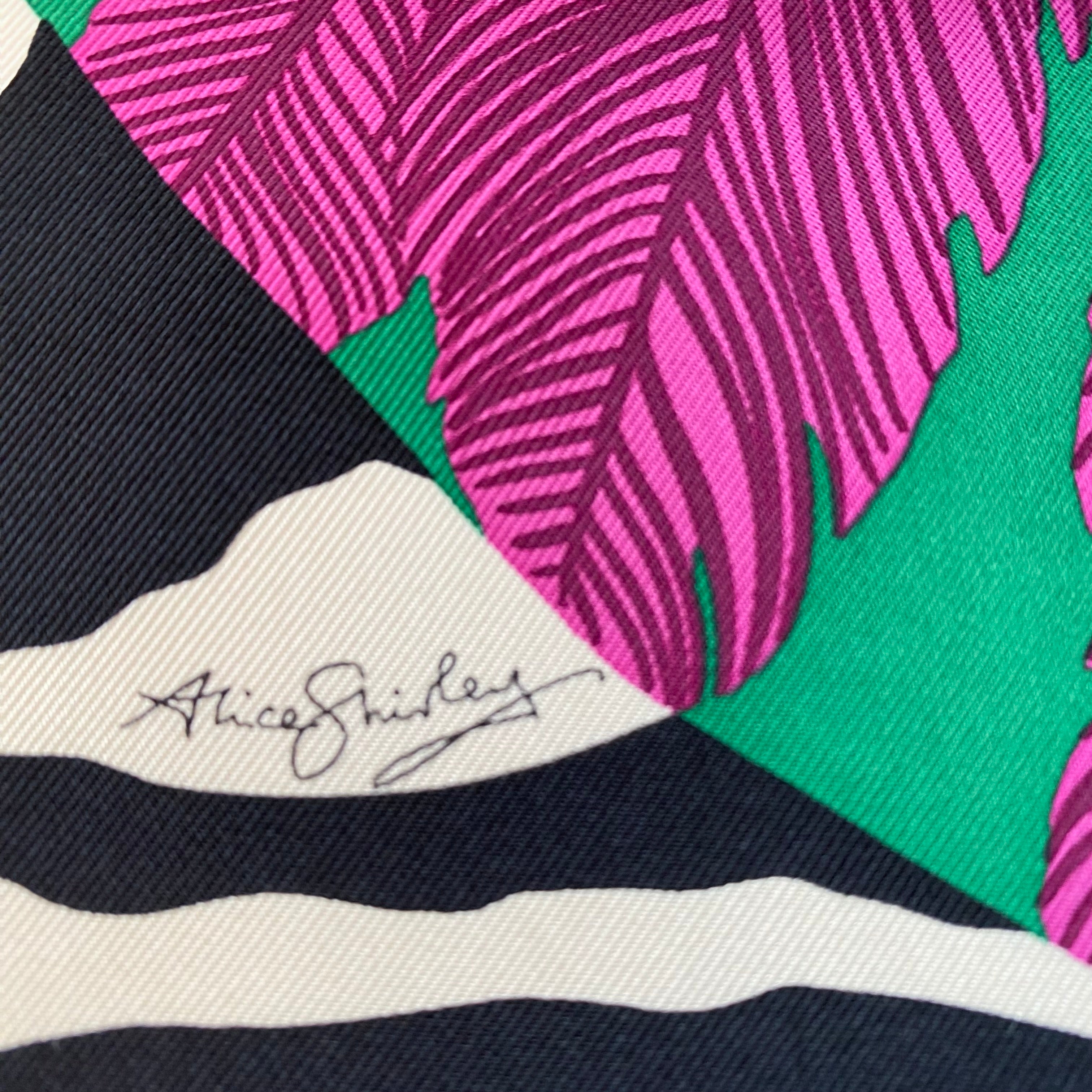 Hermès Zebra Pegasus Silk Scarf Quite Rare