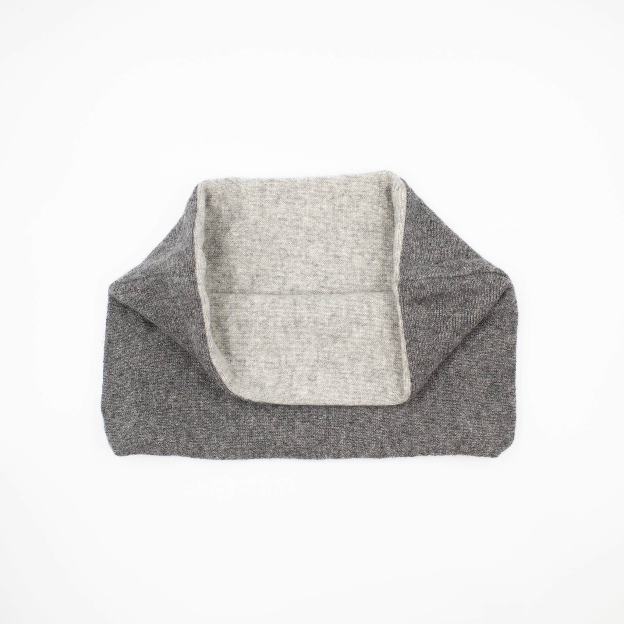 Pale Grey and Slate Neck Warmer