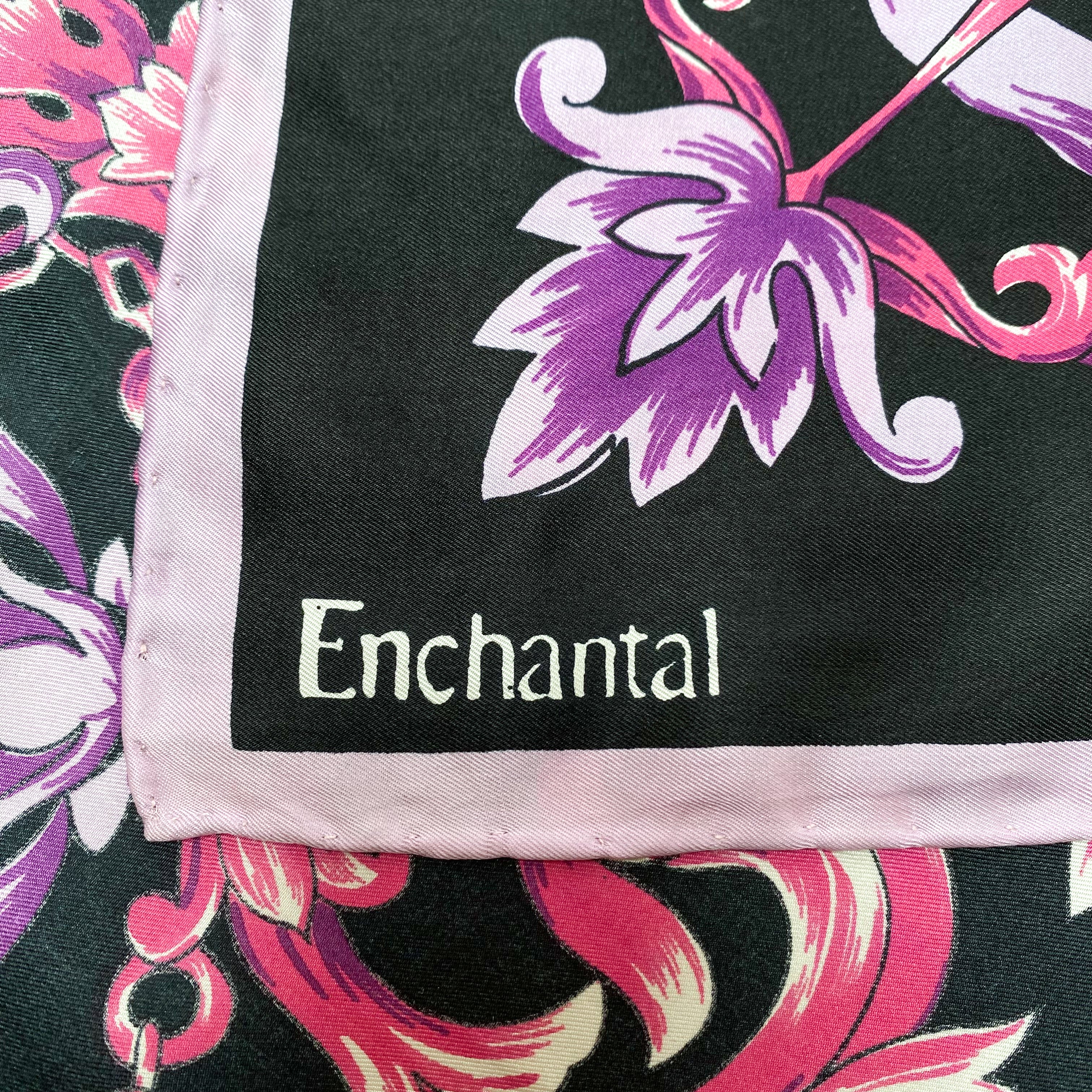 Enchantal Floral Silk Scarf