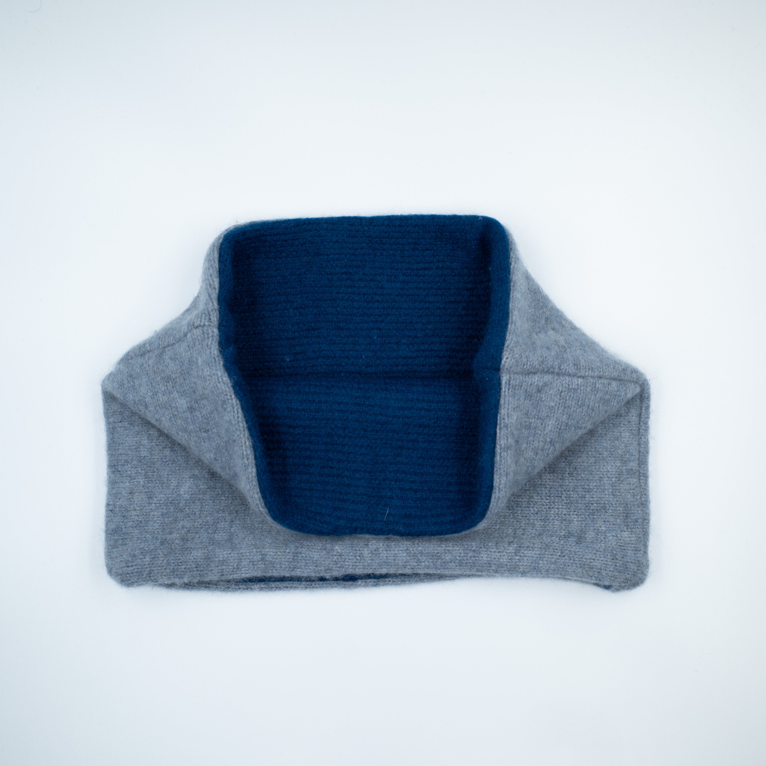 Men’s Denim Blue and Dark Teal Neck Warmer