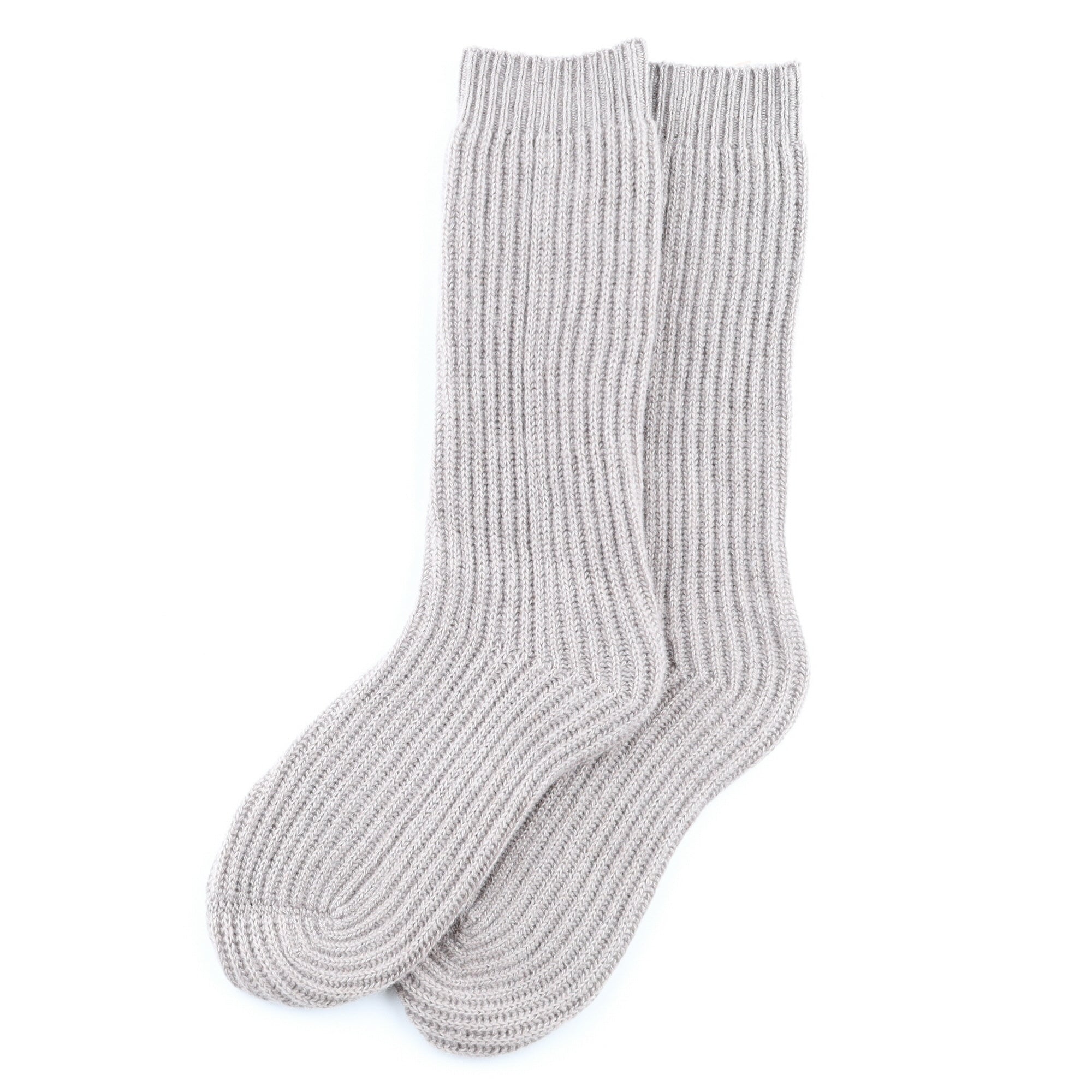 Brand New Scottish Mocha Luxury Cashmere Bed Socks