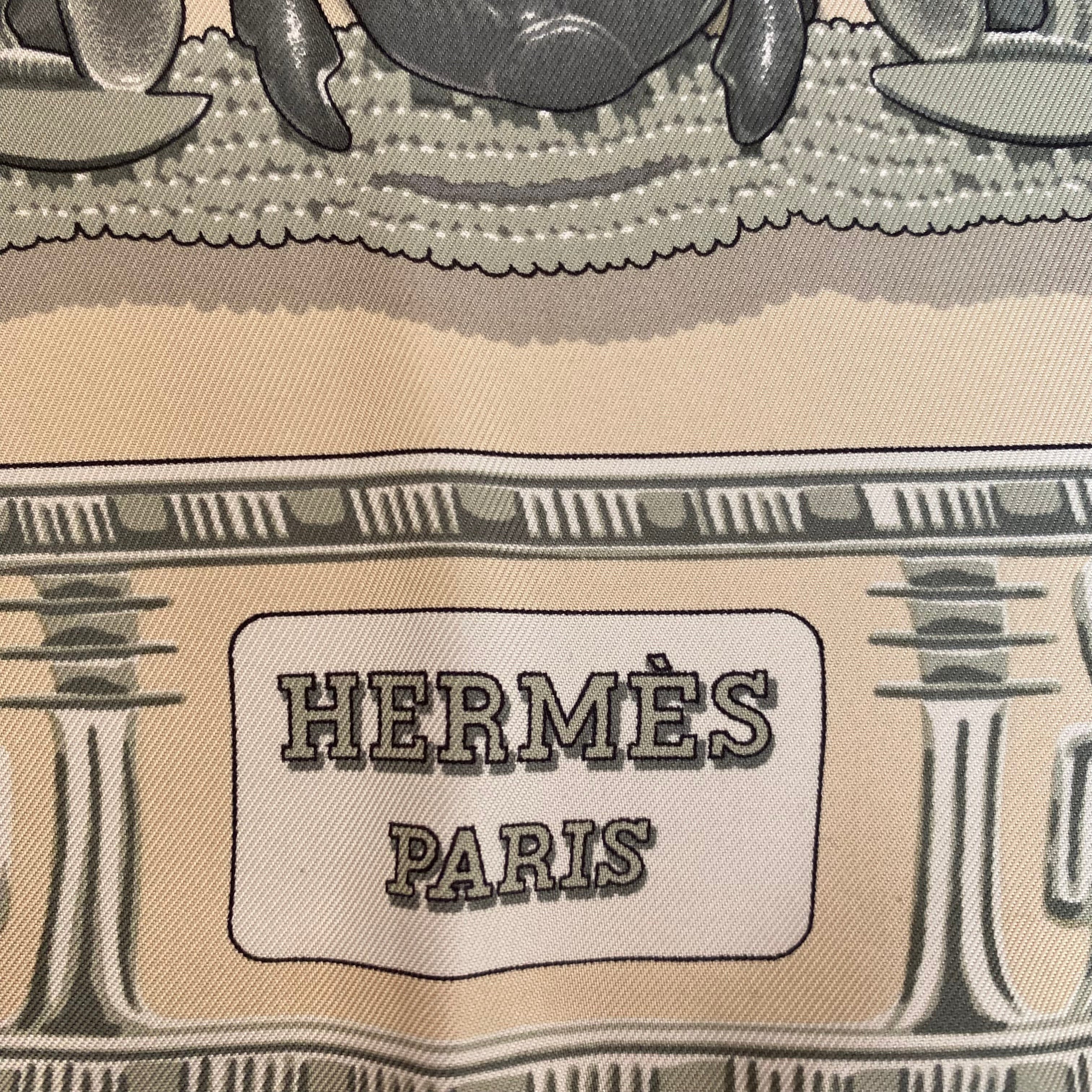 Hermès Tatankhamun Silk Scarf