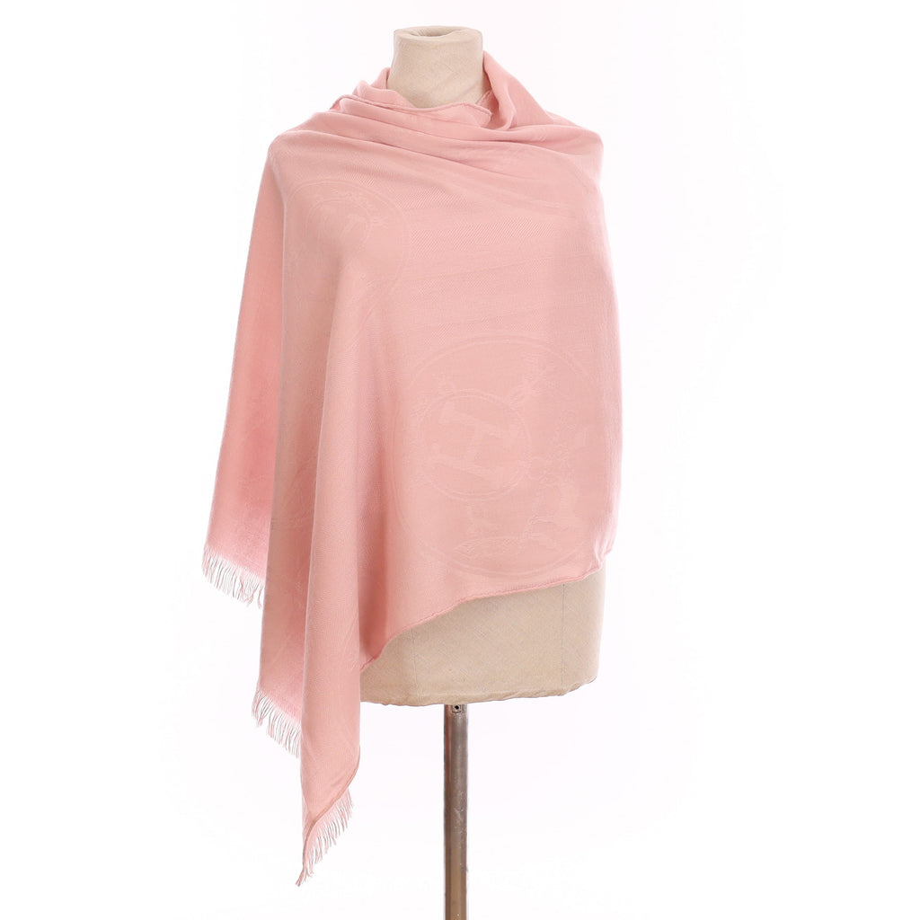 Pristine Boxed Hermès Libris Cashmere Blend Stole