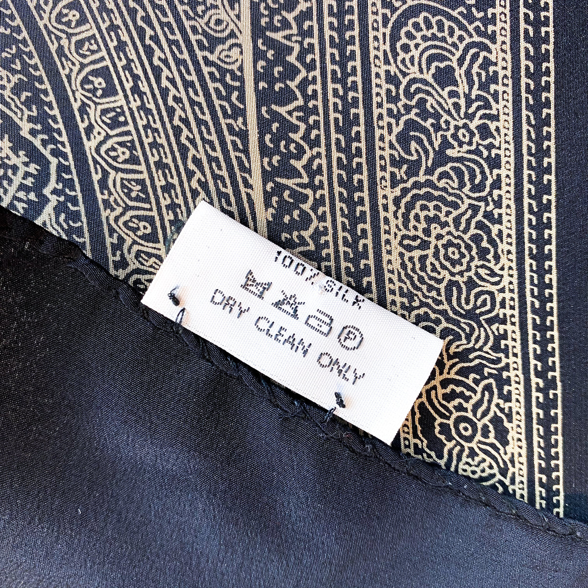 Large Jaeger Vintage Silk Scarf