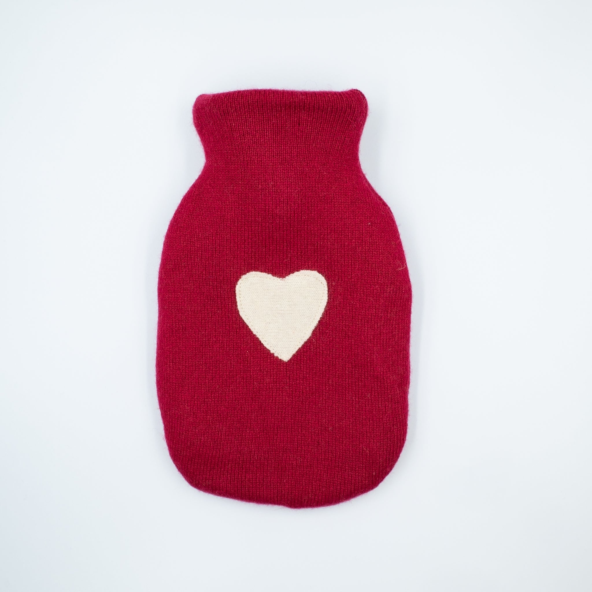 Postie Red Cashmere Small Hot Water Bottle