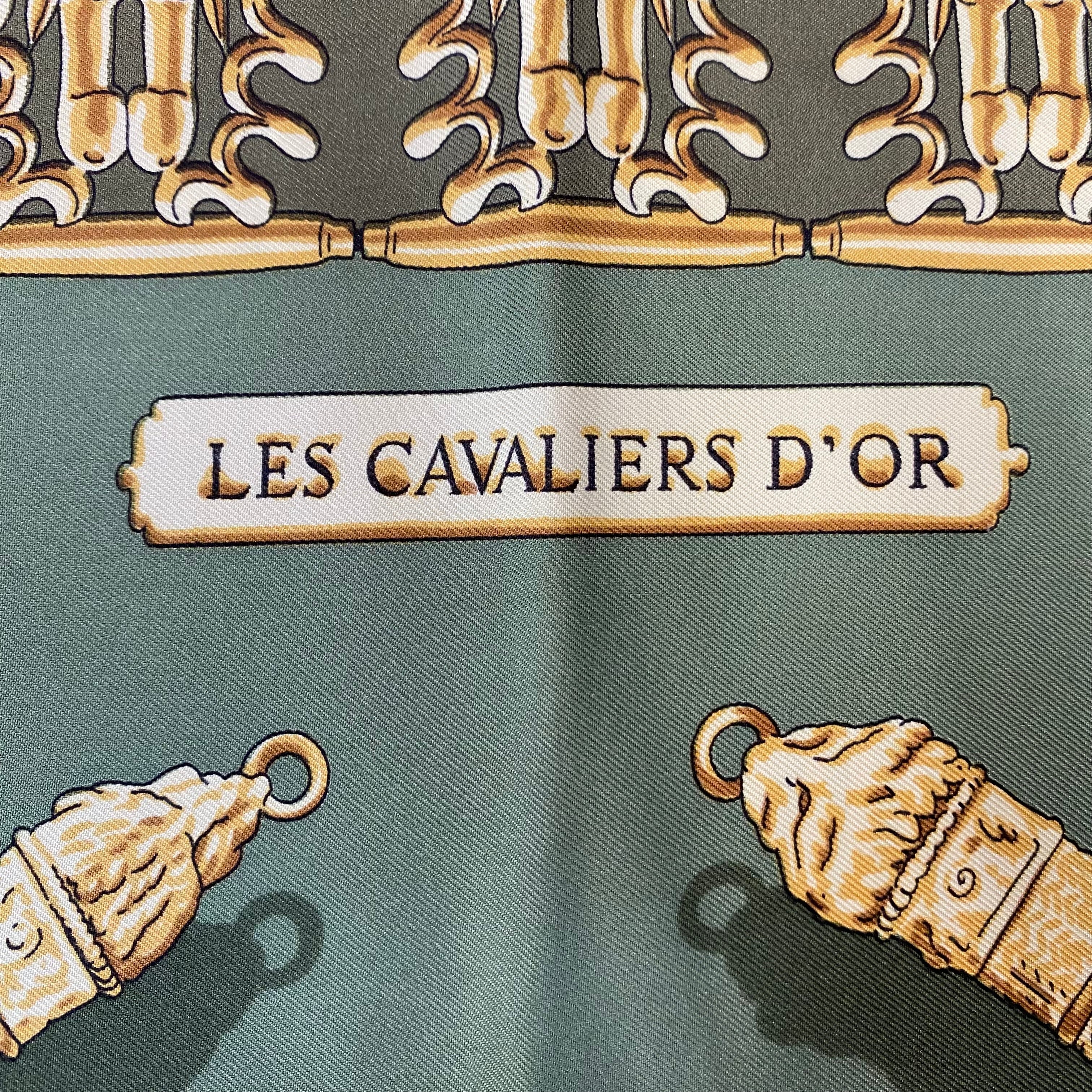 Hermès Les Cavaliers D’or Silk Scarf