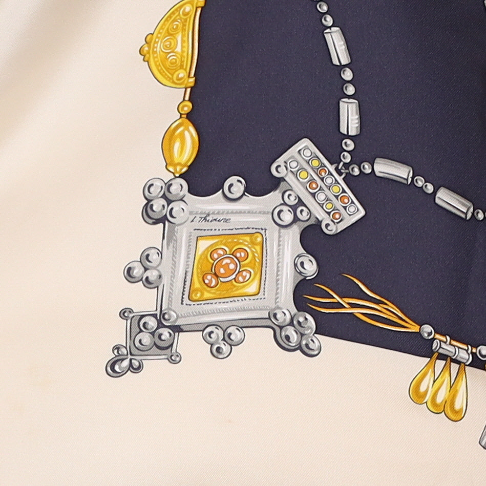 Hermès Parures des Sables Silk Scarf