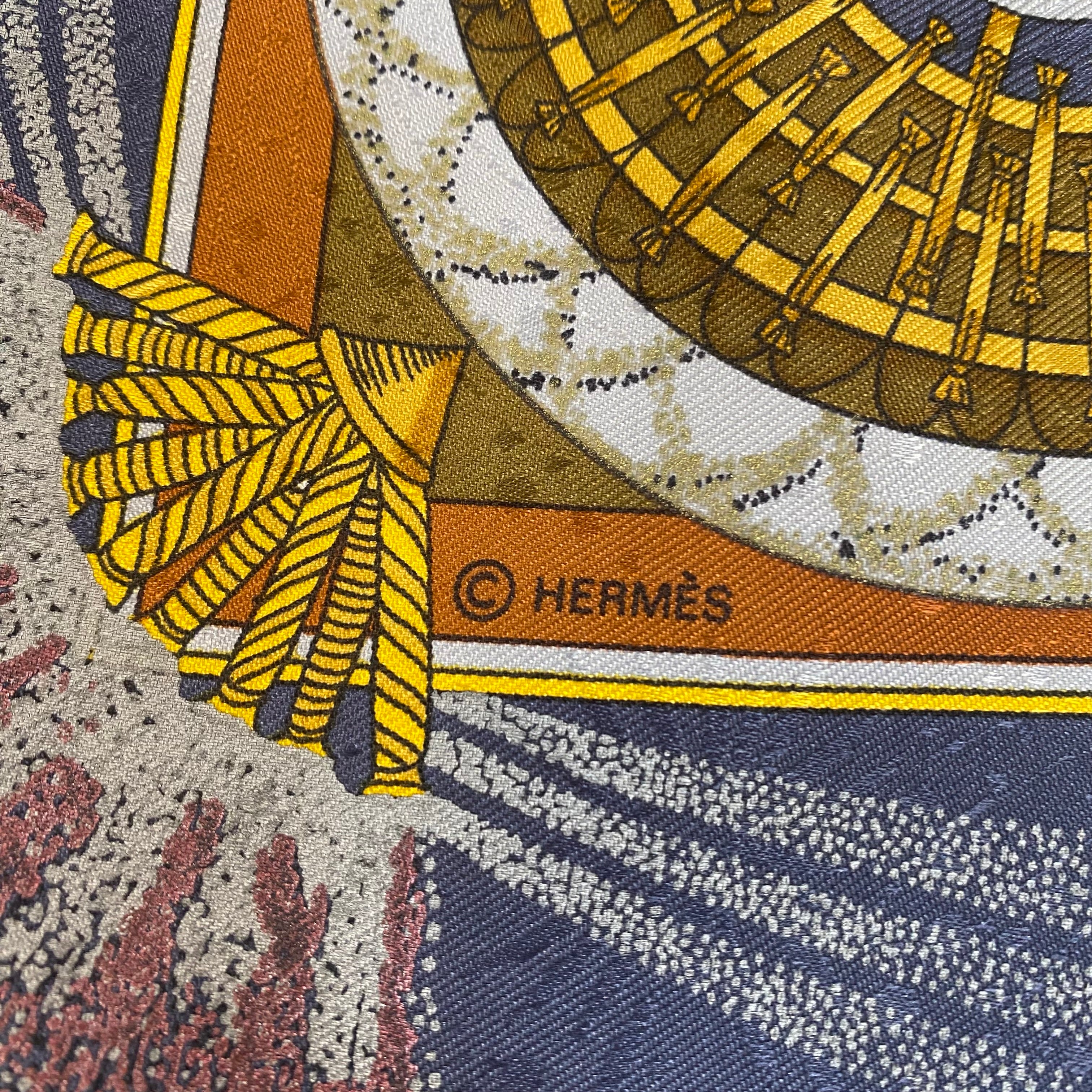 Hermès Feux D’artifice Silk Scarf