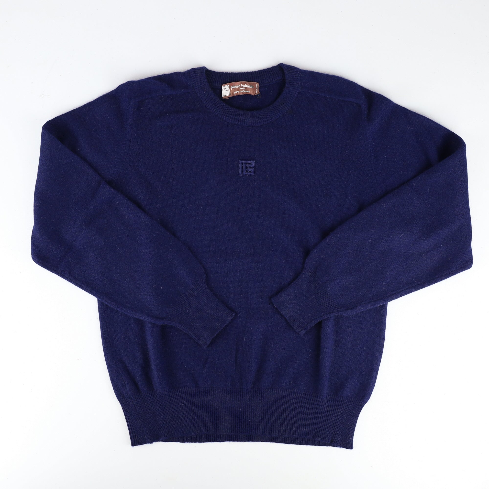 Children’s Pierre Balmain Navy Cashmere Crew Neck Jumper Age 12