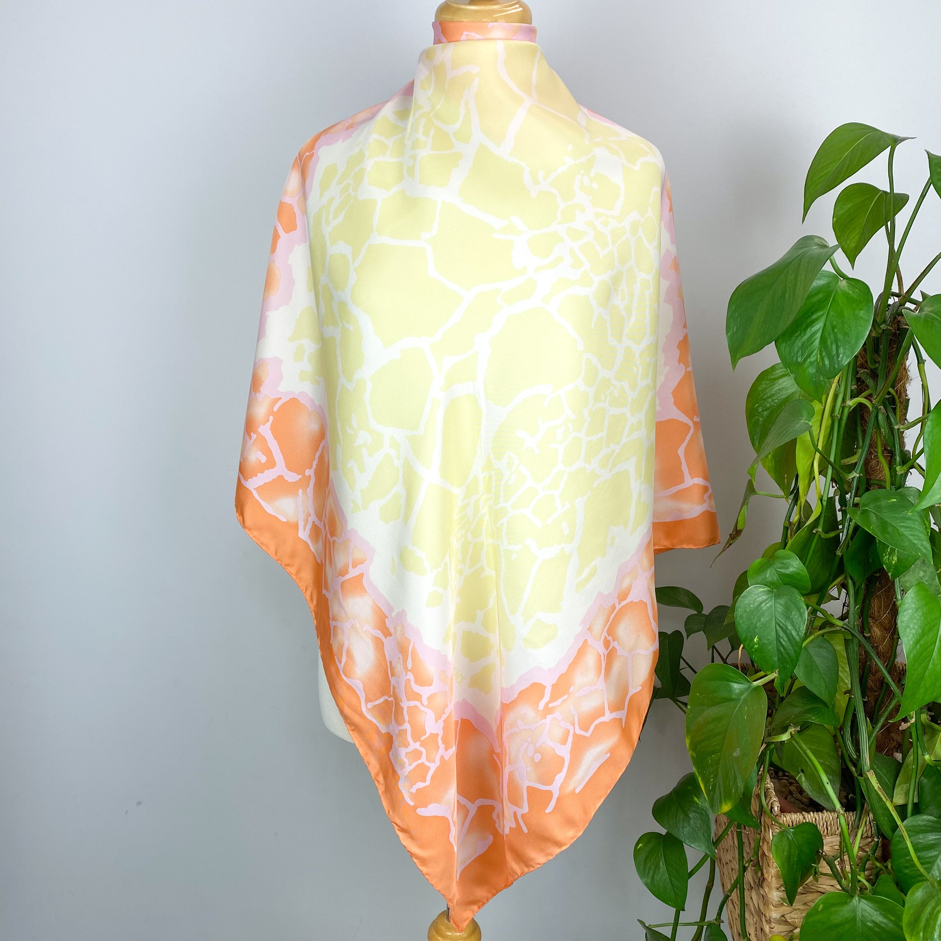 Immaculate Versace Designer Silk Scarf