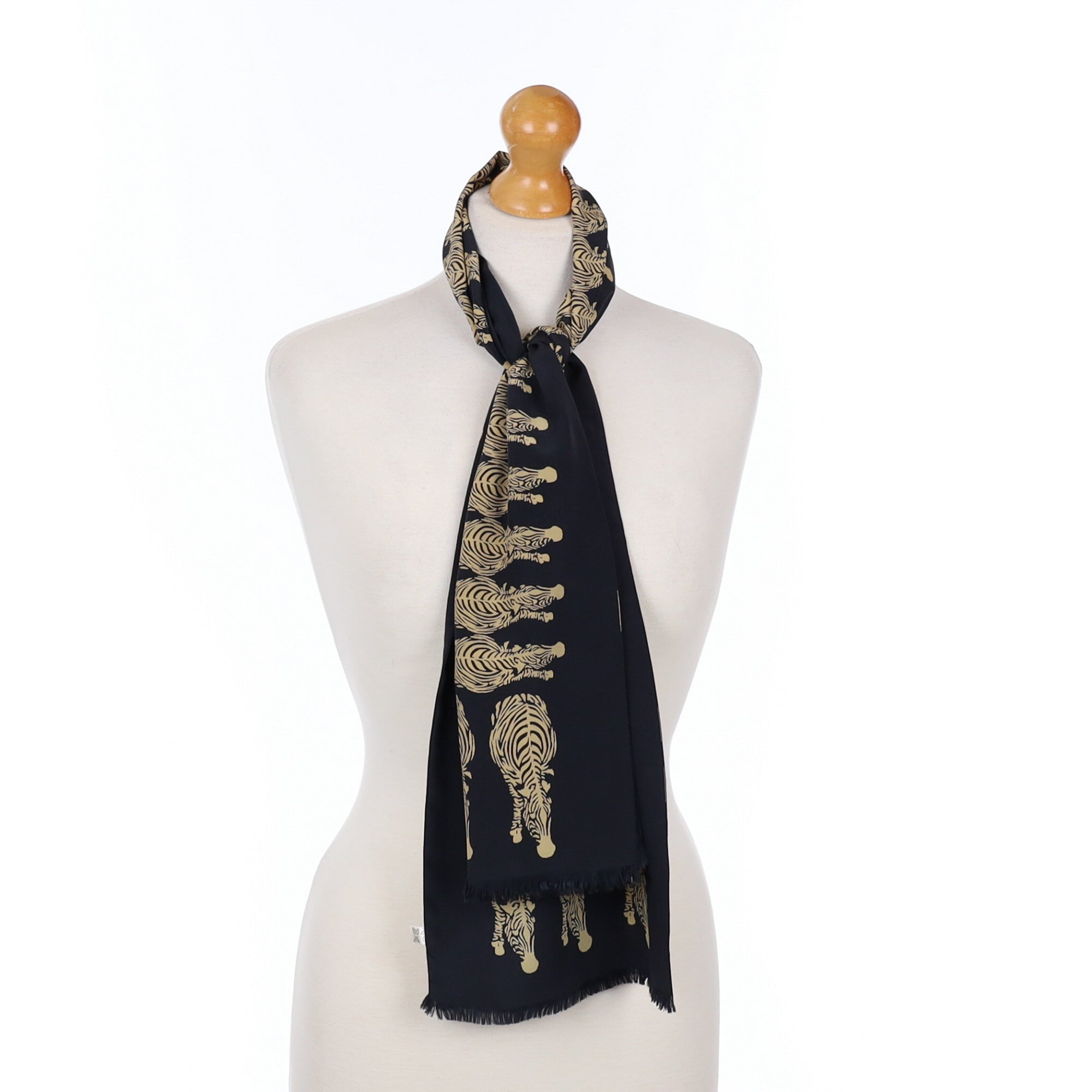 Rosalind Davies Zebra Silk Scarf
