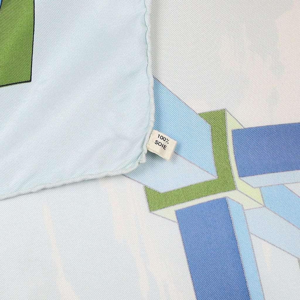 Rare Hermès Perspective Silk Scarf
