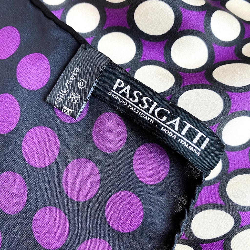 Passigatti Spotty Silk Scarf