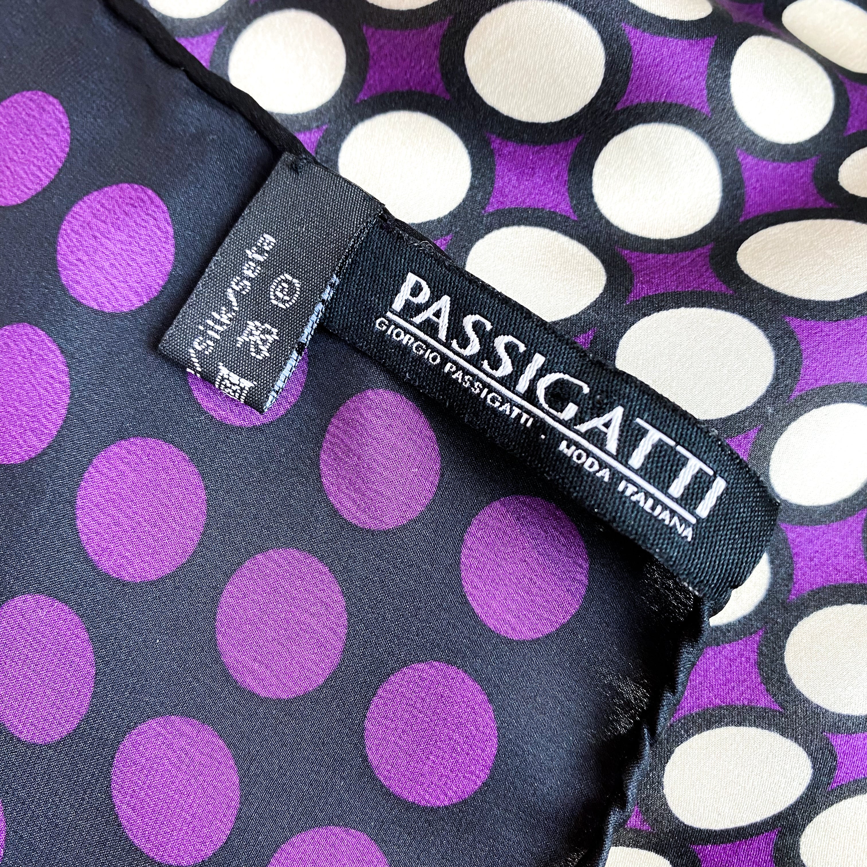 Passigatti Spotty Silk Scarf