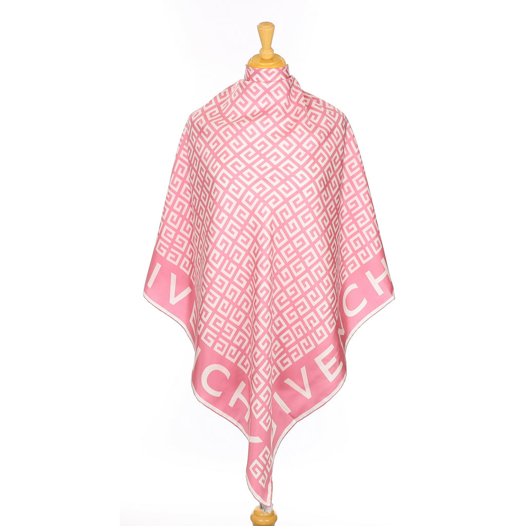 Brand New Givenchy Pink Silk Scarf