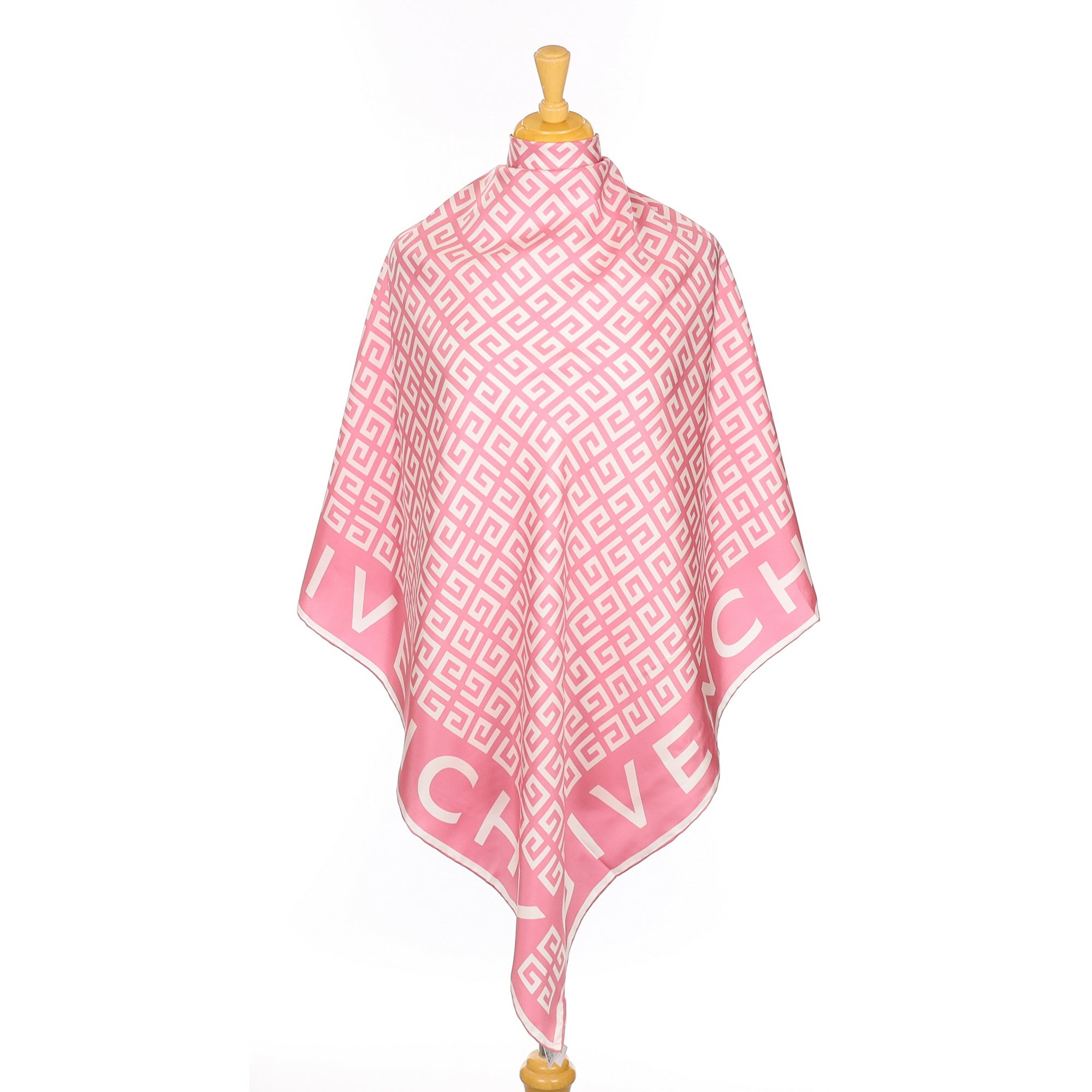 Brand New Givenchy Pink Silk Scarf