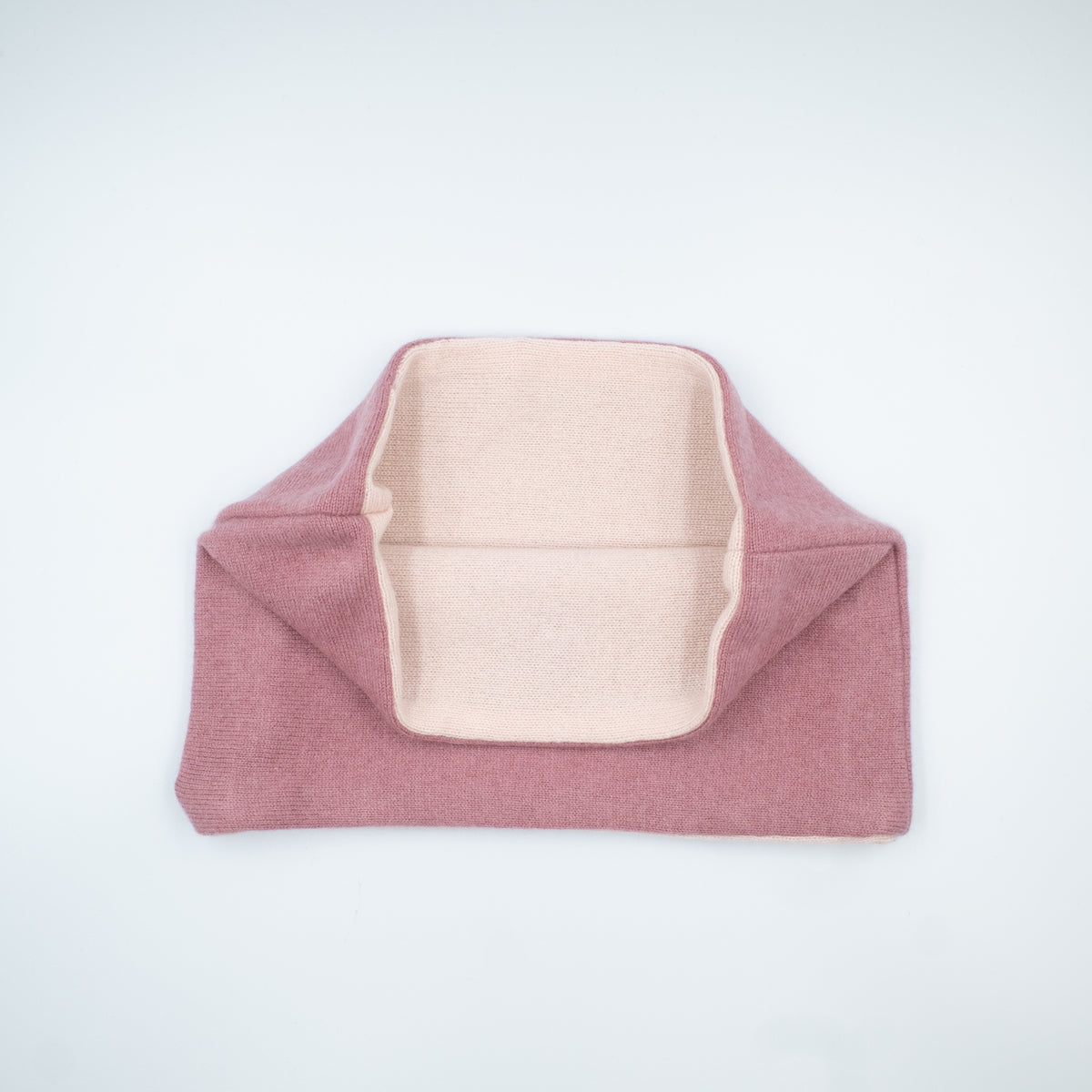 Dusky Mauve and Baby Pink Neck Warmer