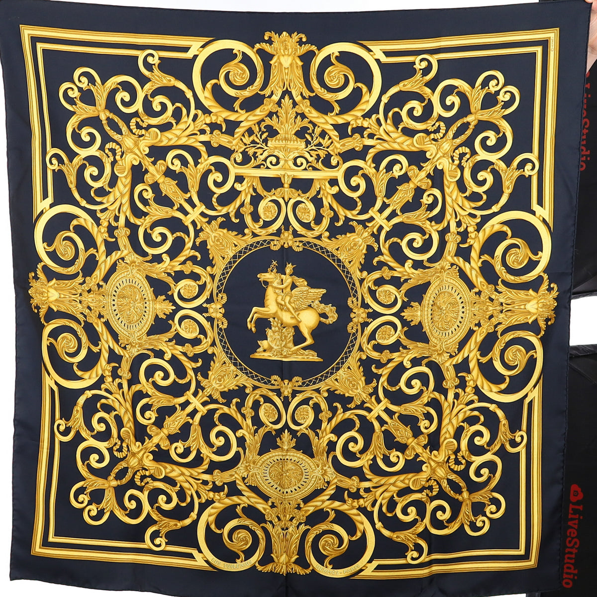 Hermès Les Tuileries Silk Scarf