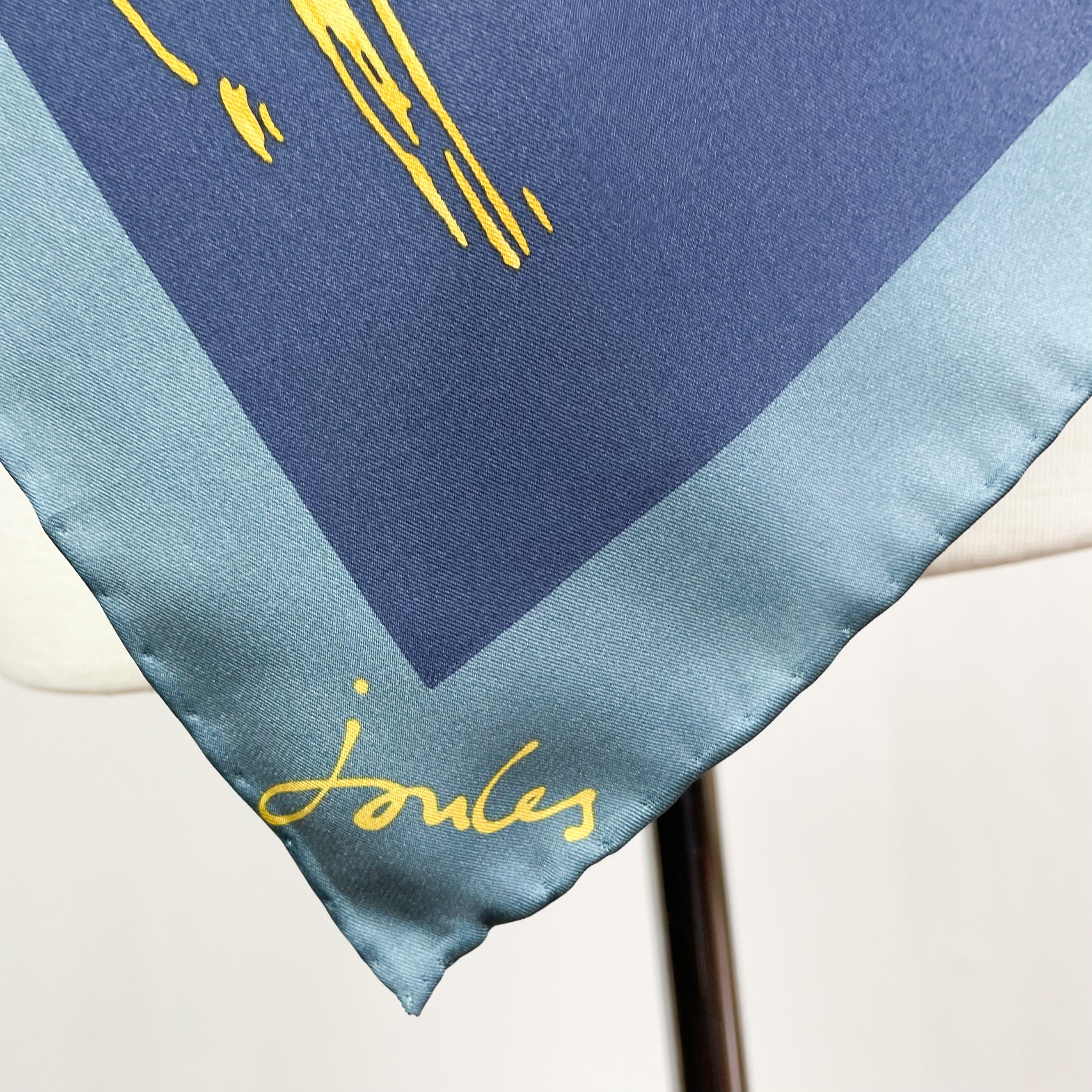 New Joules Pheasant Design Silk Scarf