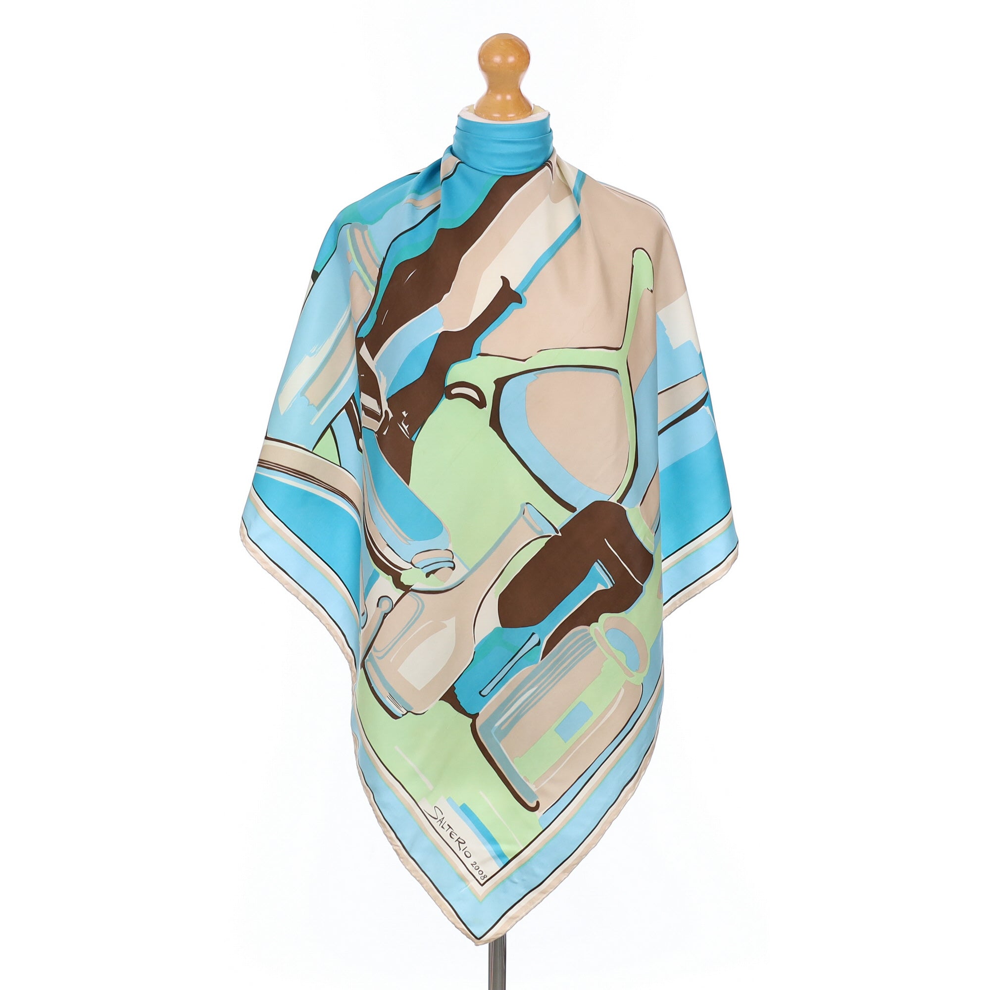 Salterio Vintage Silk Scarf