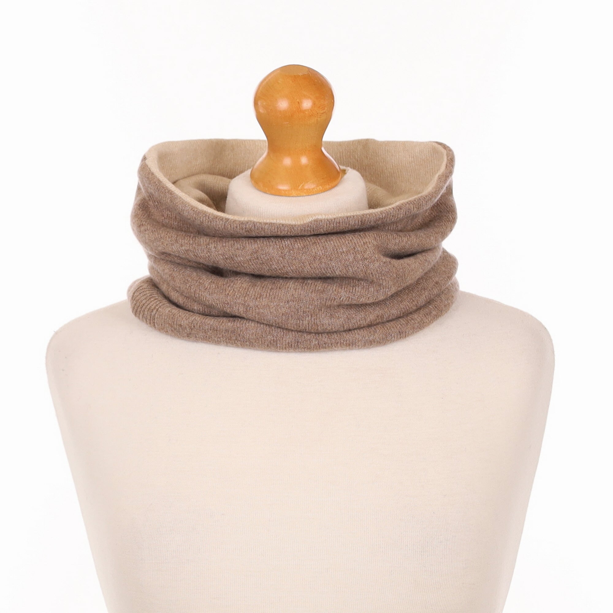 Mink and Fawn Luxury Double Layered Snood