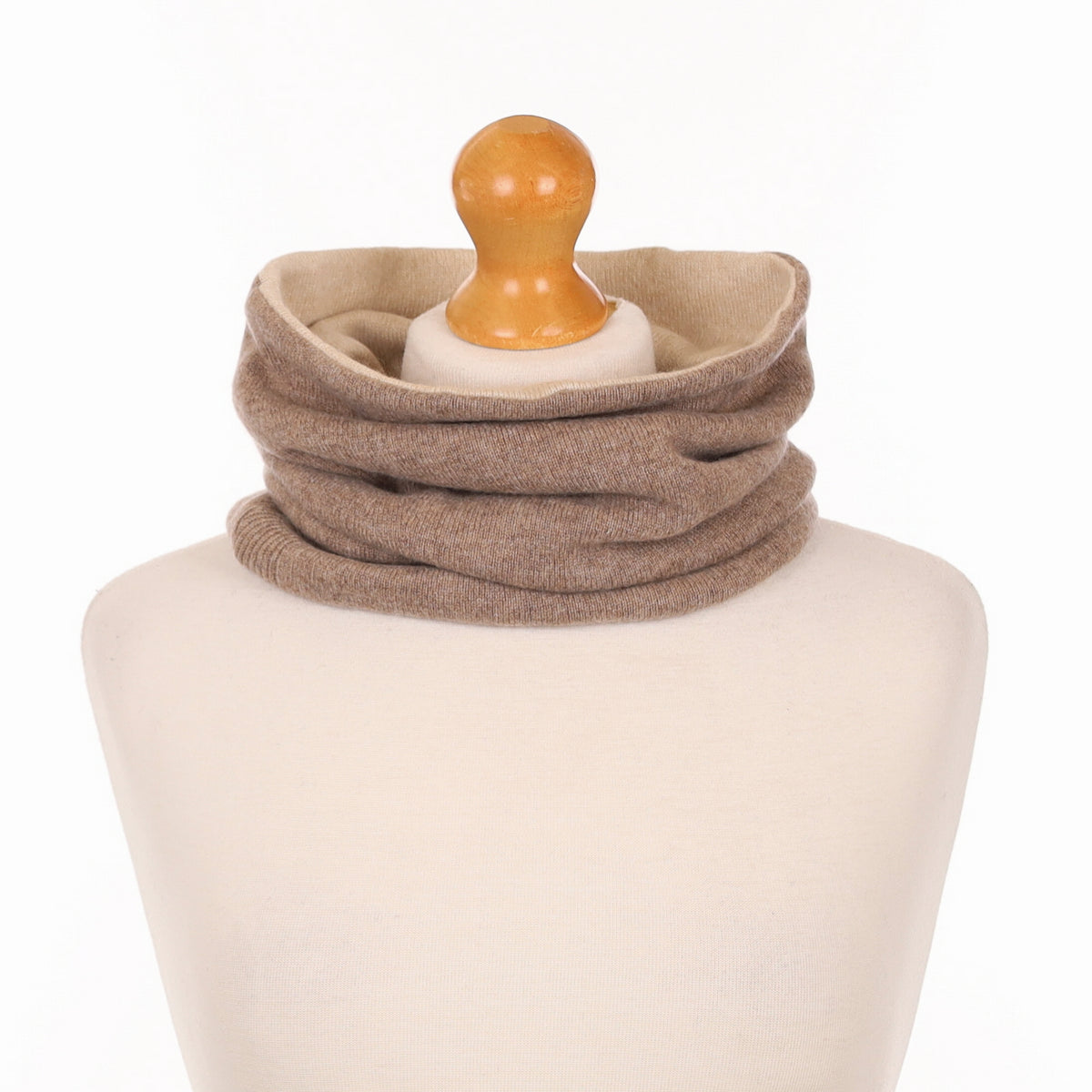 Mink and Fawn Luxury Double Layered Snood