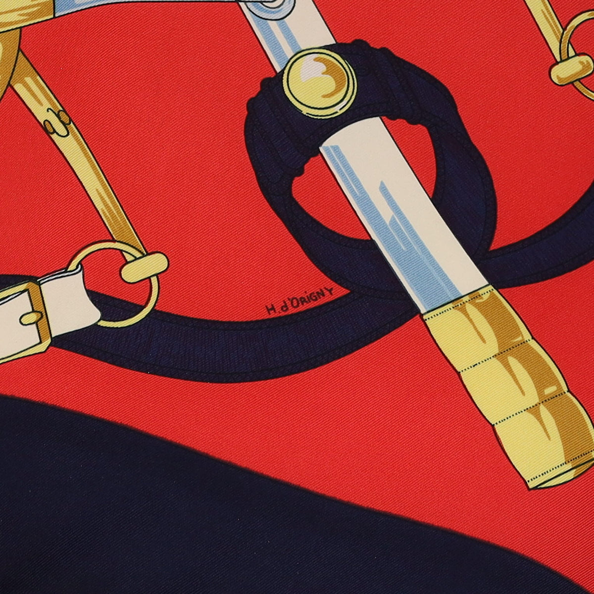 Hermès Eperon d’Or Silk Scarf