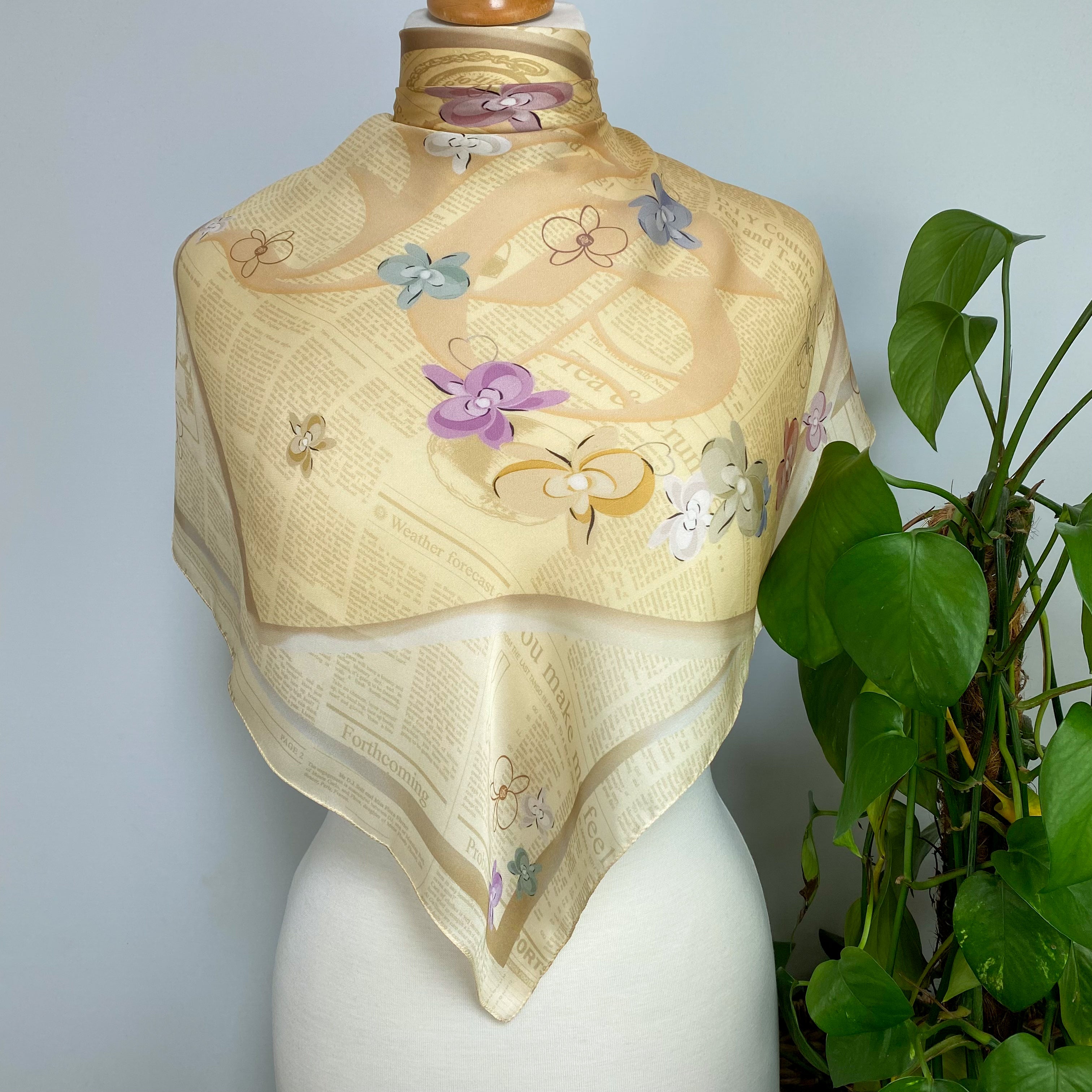 Brand New John Galliano Silk Scarf