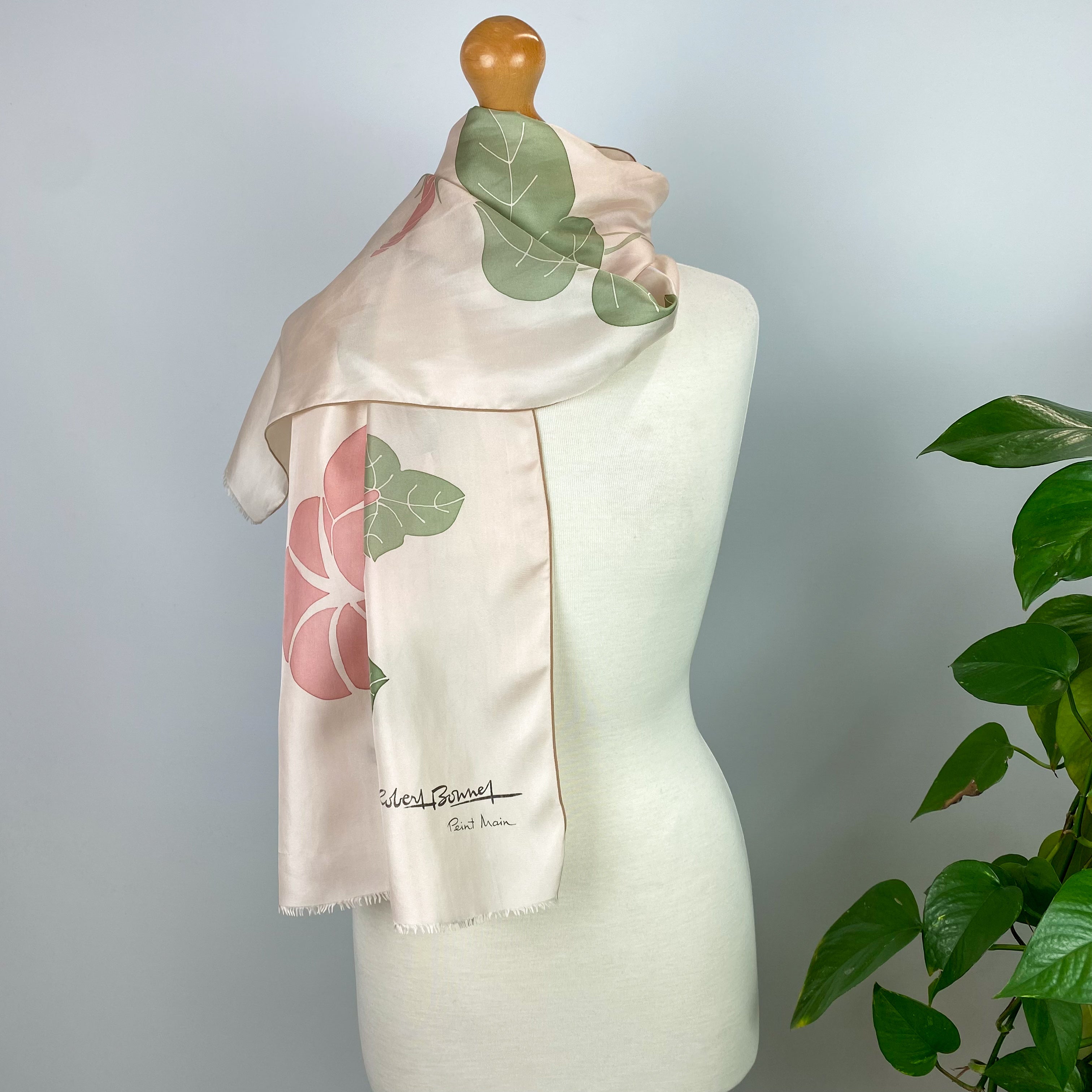 Robert Bonnet French Vintage Silk Scarf
