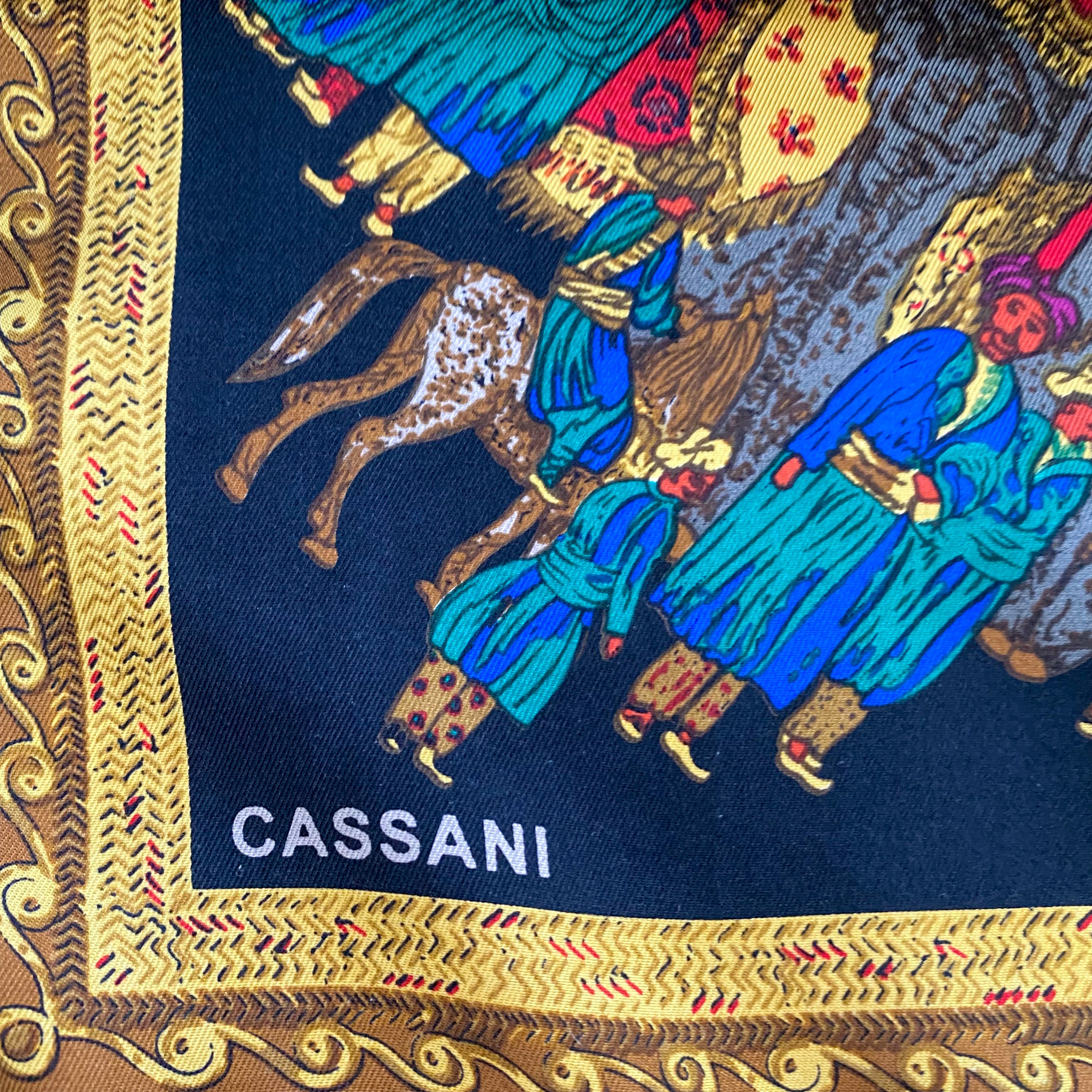 Italian Cassini Silk Scarf