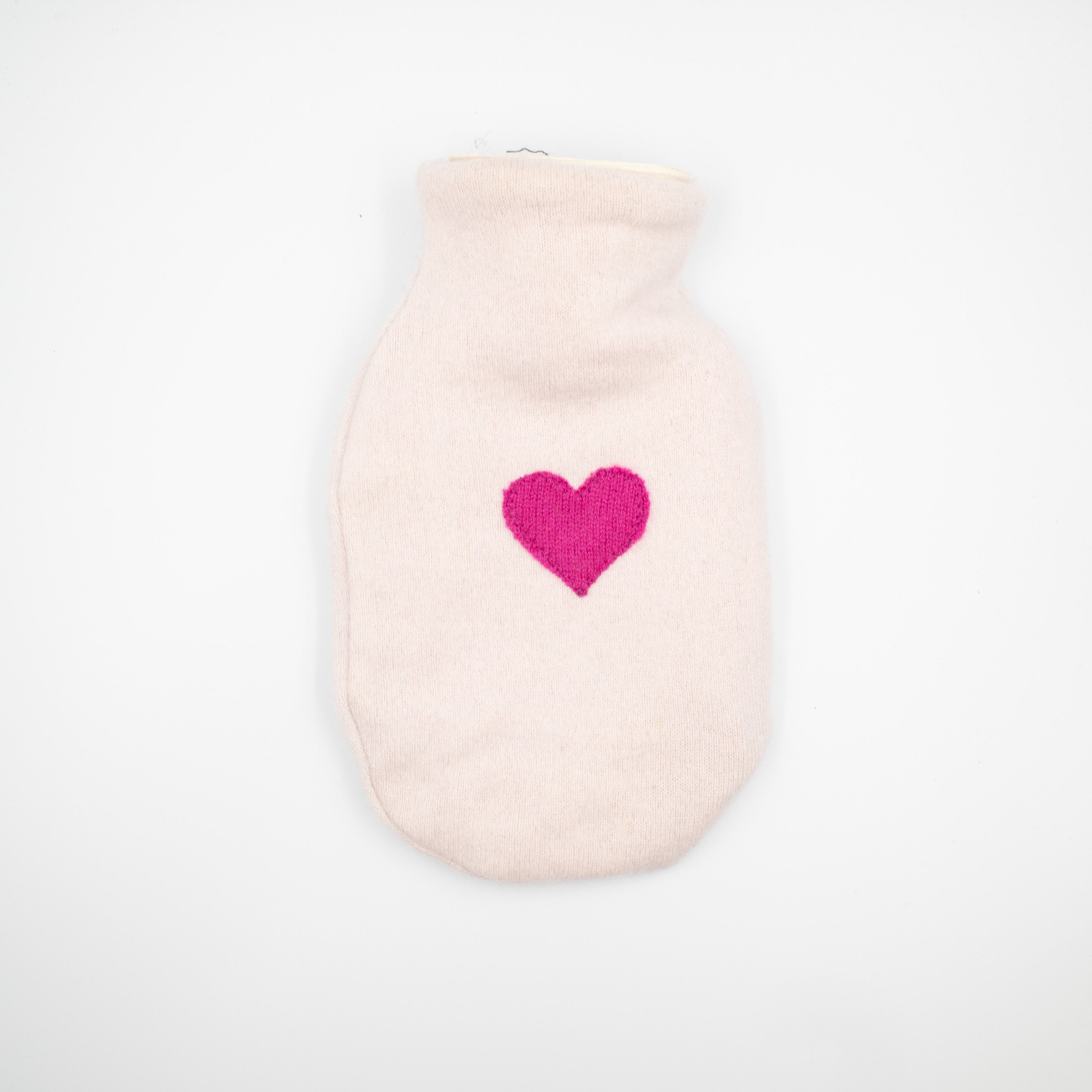 Ice Pink Cashmere Small Hot Water Bottle